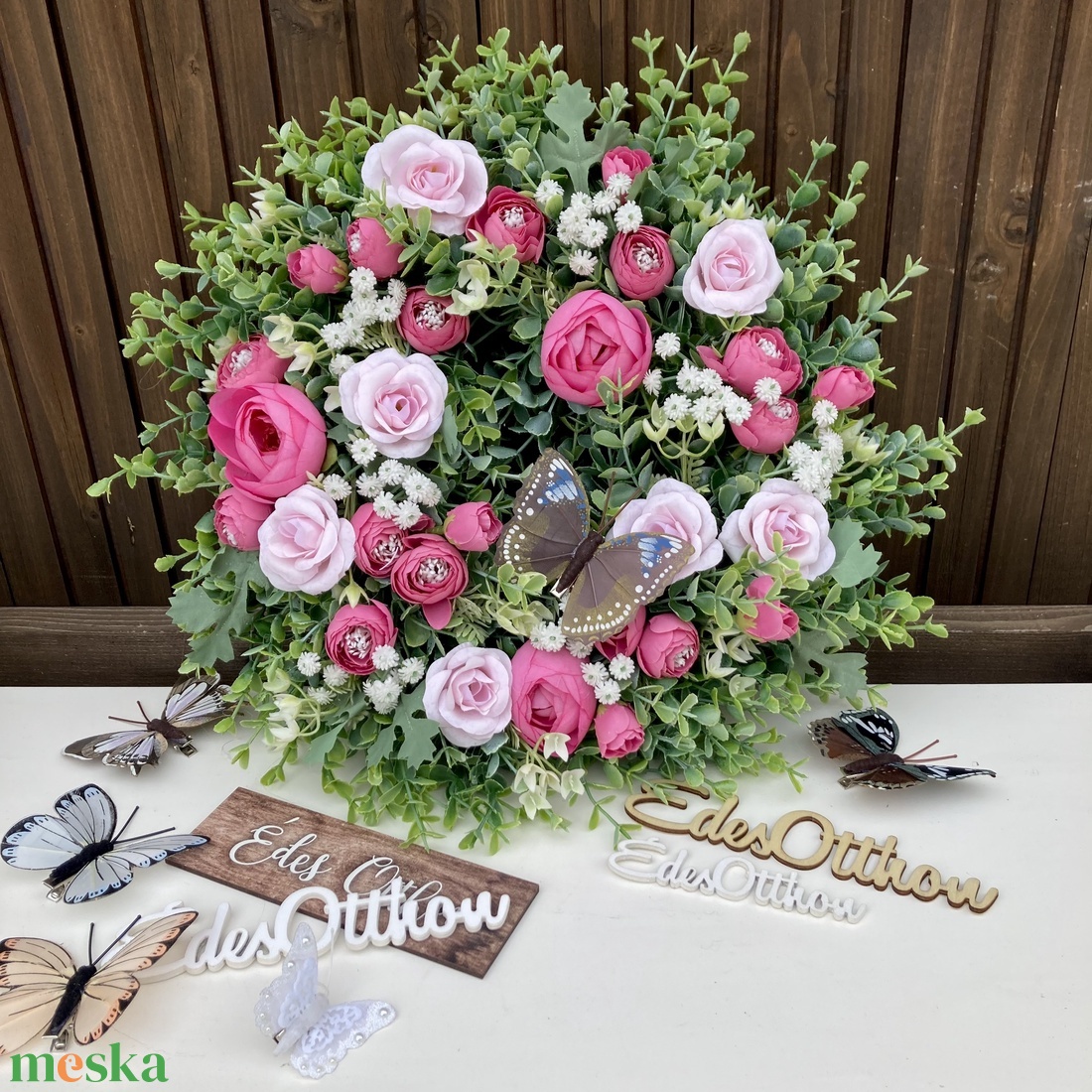 Ajtódísz 35 cm - otthon & életmód - dekoráció - ajtó- és ablak dekoráció - ajtódísz & kopogtató - Meska.hu