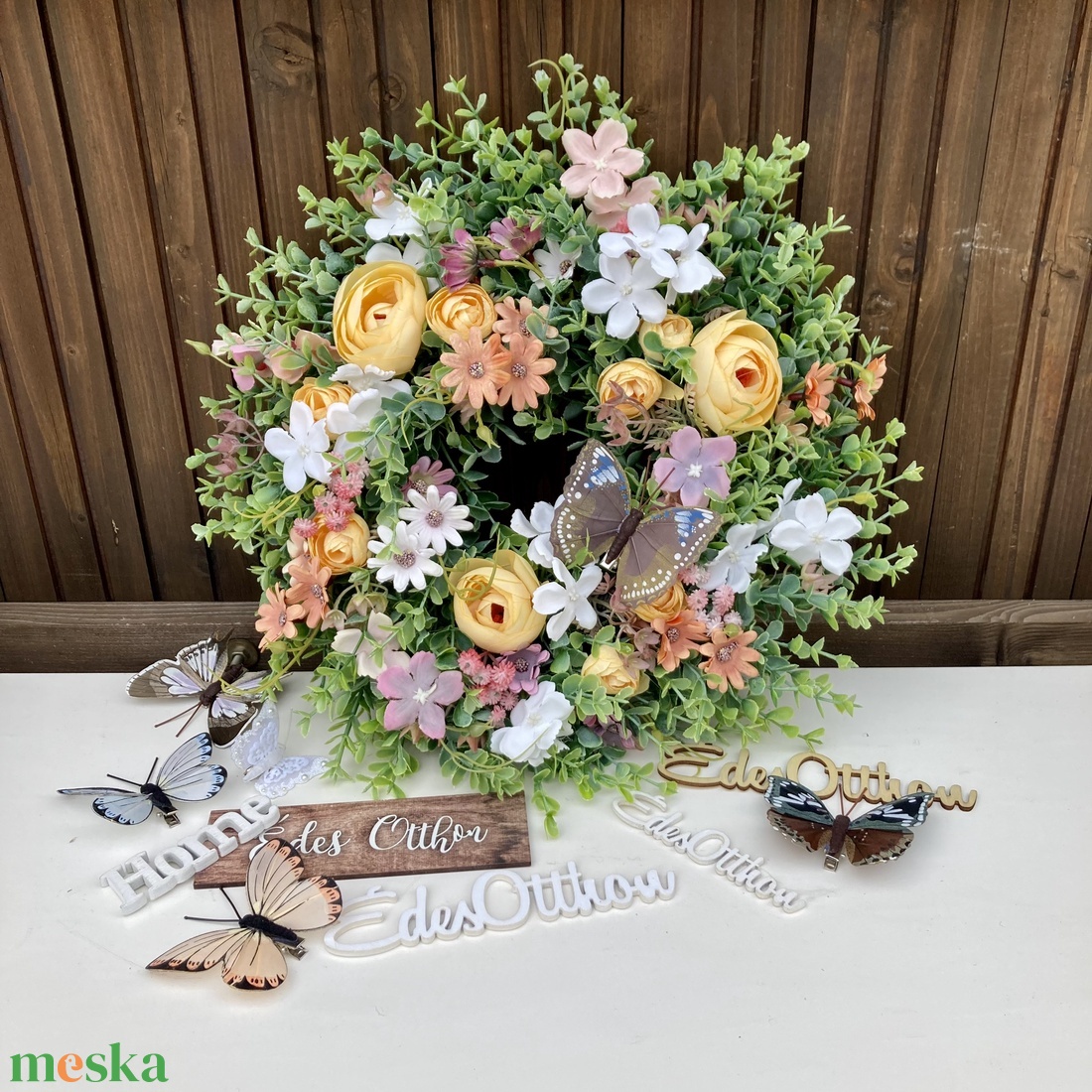 Ajtódísz 35 cm - otthon & életmód - dekoráció - ajtó- és ablak dekoráció - ajtódísz & kopogtató - Meska.hu