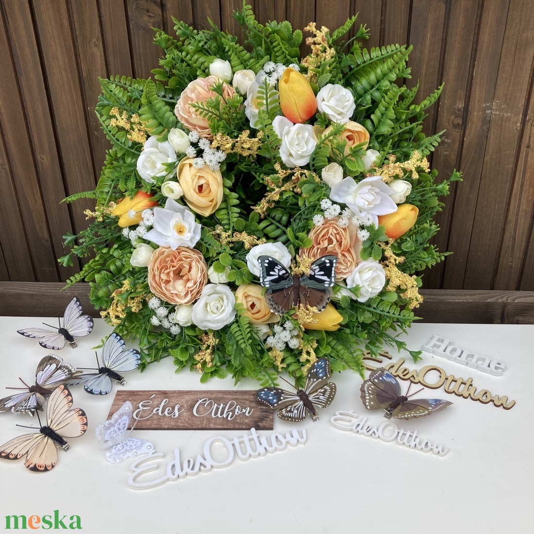 Ajtódísz 35 cm - otthon & életmód - dekoráció - ajtó- és ablak dekoráció - ajtódísz & kopogtató - Meska.hu