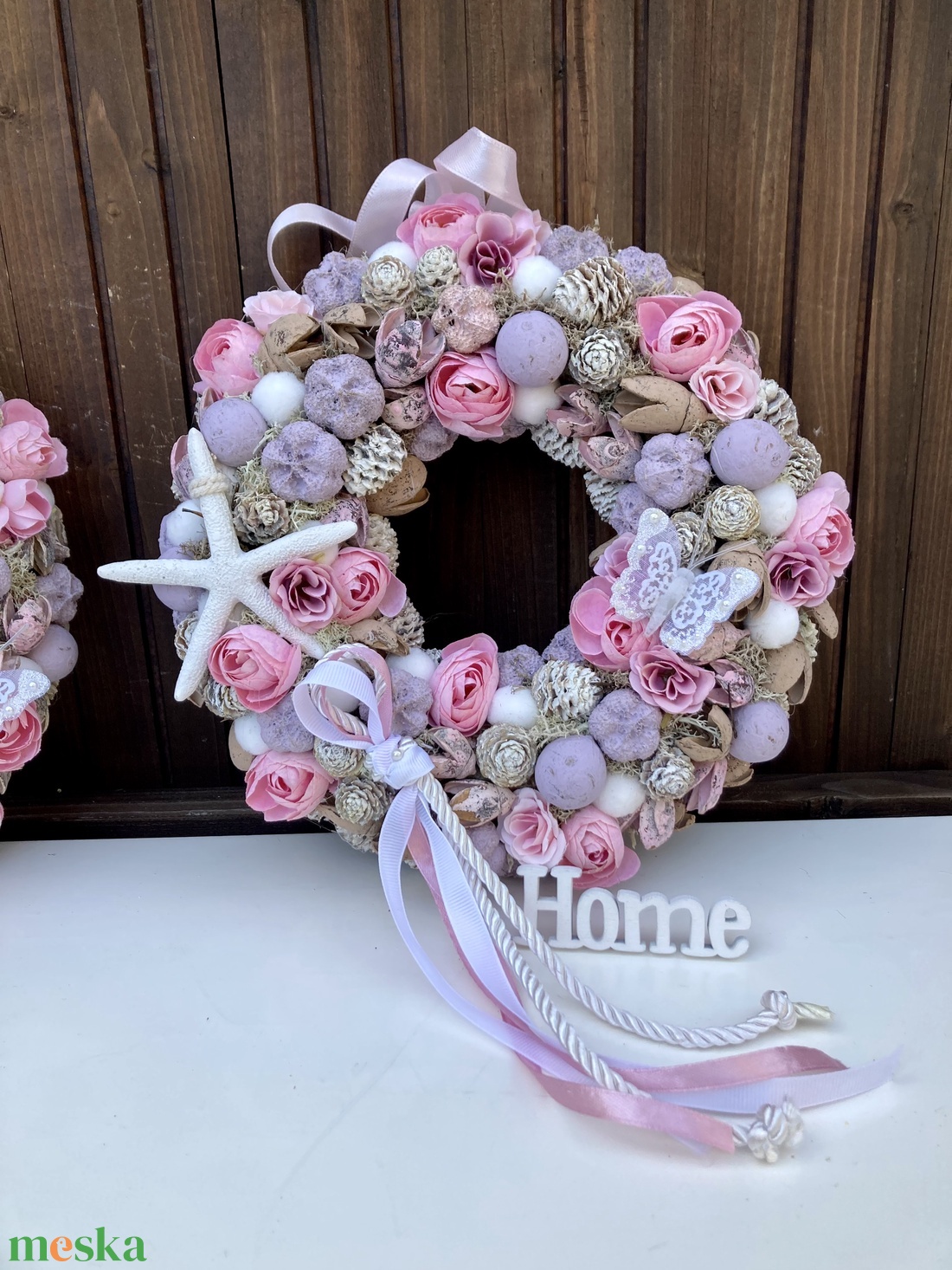 Pasztell ajtódísz 25 cm - otthon & életmód - dekoráció - ajtó- és ablak dekoráció - ajtódísz & kopogtató - Meska.hu