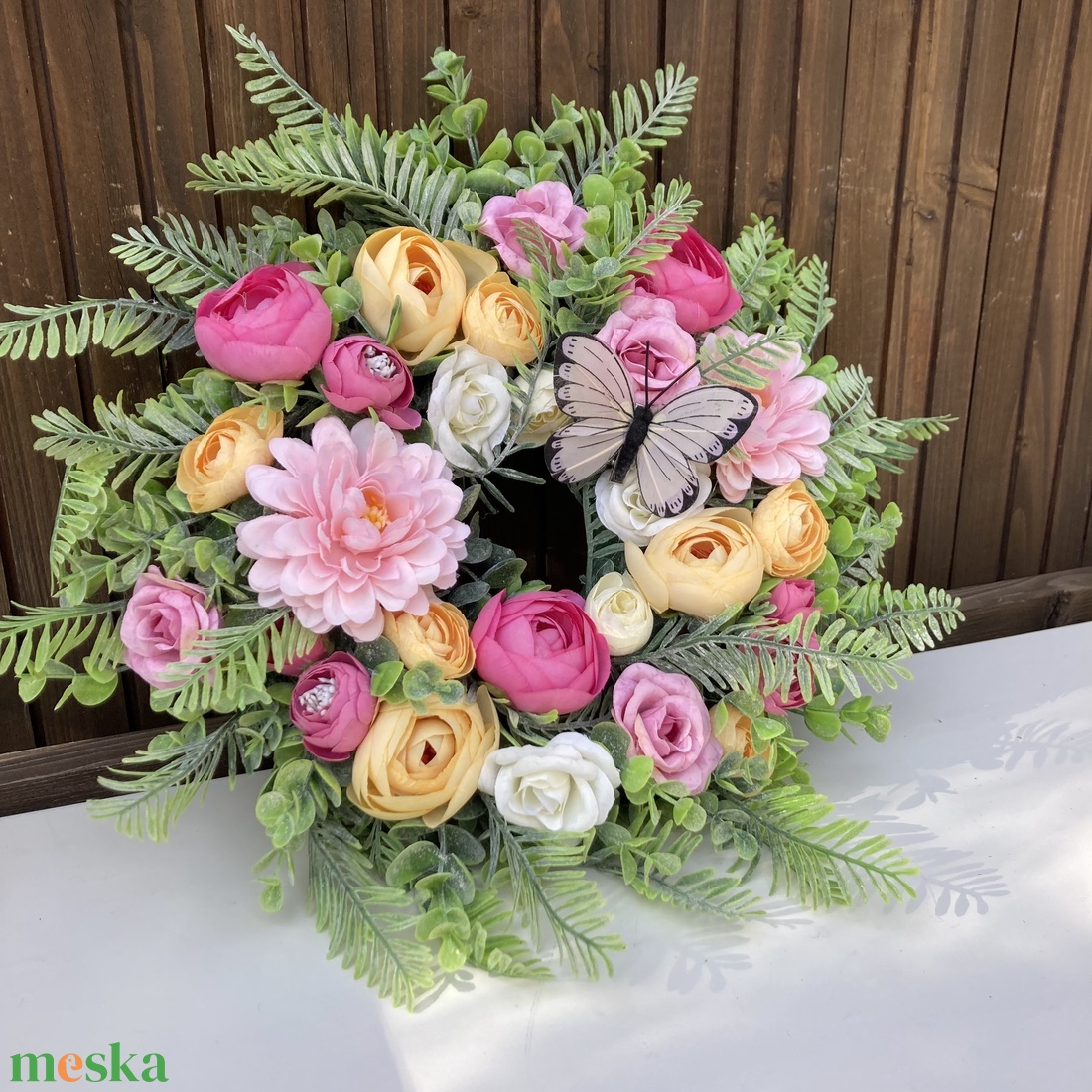 Tavaszi ny�ri  ajtódísz  - otthon & életmód - dekoráció - ajtó- és ablak dekoráció - ajtódísz & kopogtató - Meska.hu