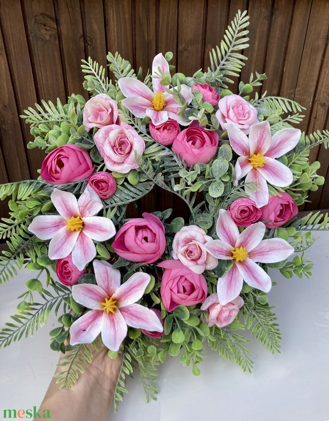 Magnólia ajtódísz  - otthon & életmód - dekoráció - ajtó- és ablak dekoráció - ajtódísz & kopogtató - Meska.hu