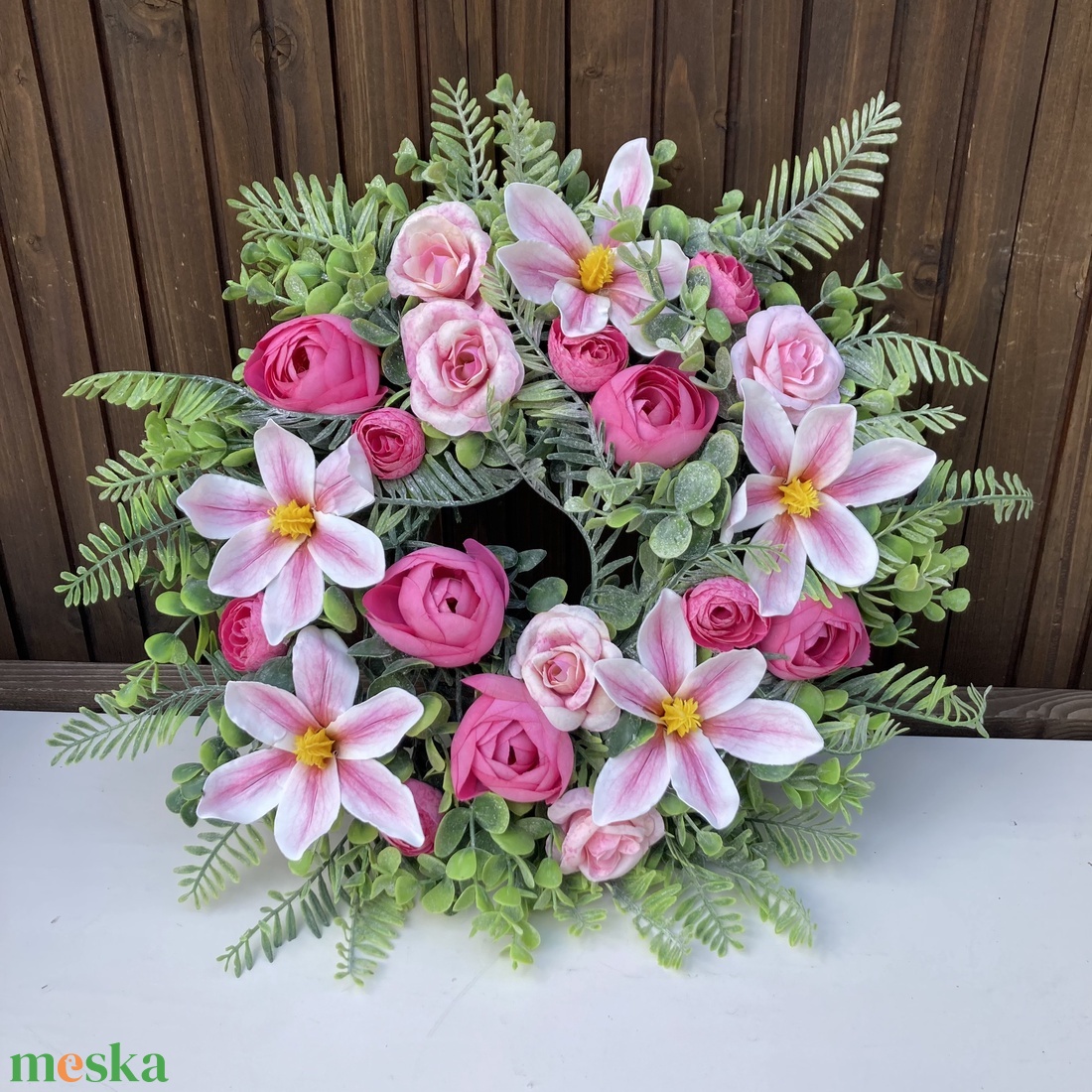 Magnólia ajtódísz  - otthon & életmód - dekoráció - ajtó- és ablak dekoráció - ajtódísz & kopogtató - Meska.hu