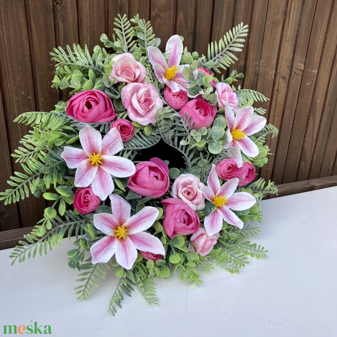 Magnólia ajtódísz  - otthon & életmód - dekoráció - ajtó- és ablak dekoráció - ajtódísz & kopogtató - Meska.hu