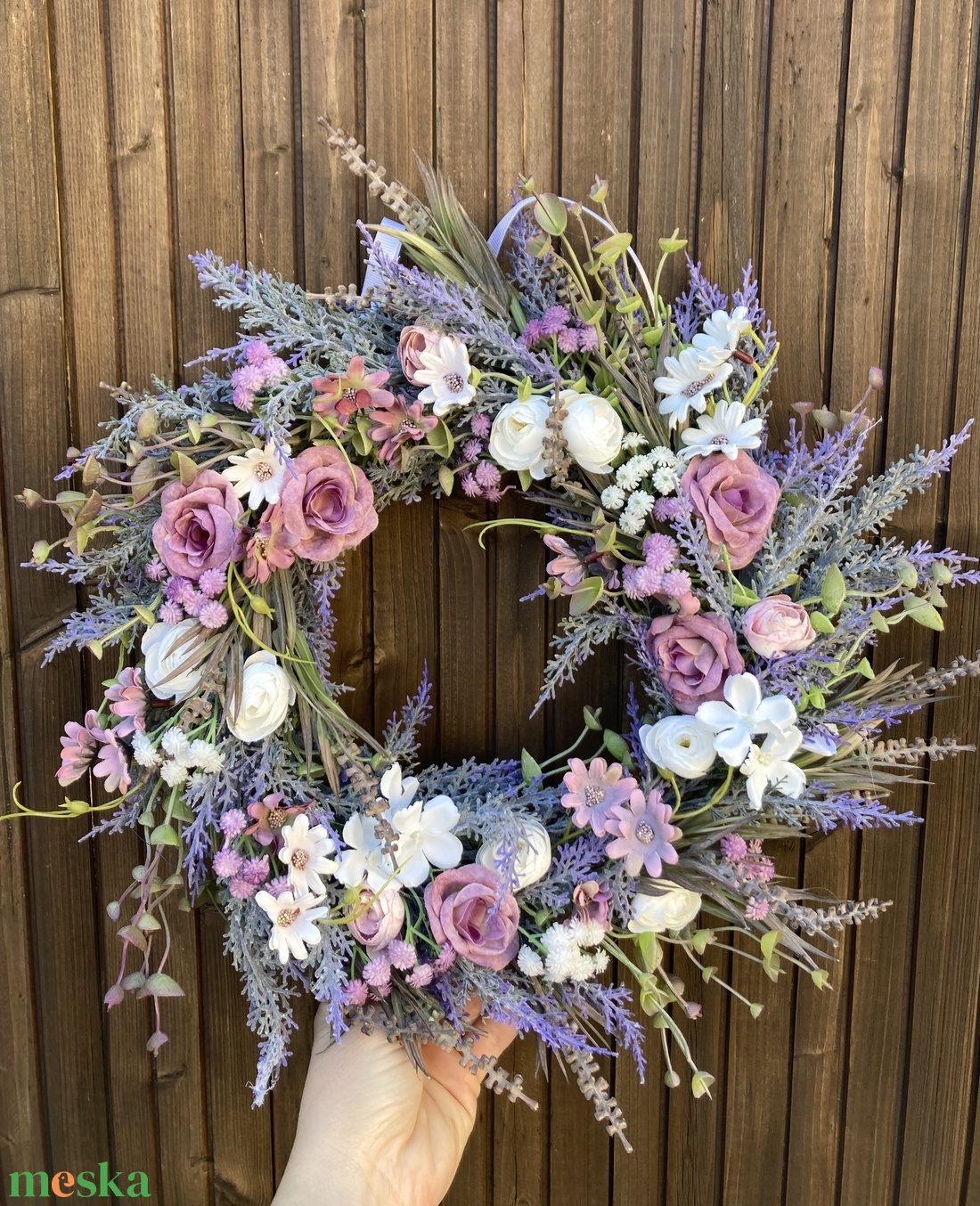 Levendula ajtódísz  - otthon & életmód - dekoráció - ajtó- és ablak dekoráció - ajtódísz & kopogtató - Meska.hu