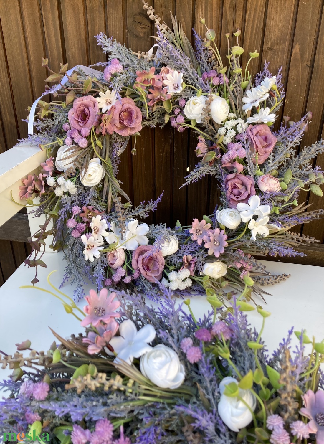 Levendula ajtódísz  - otthon & életmód - dekoráció - ajtó- és ablak dekoráció - ajtódísz & kopogtató - Meska.hu