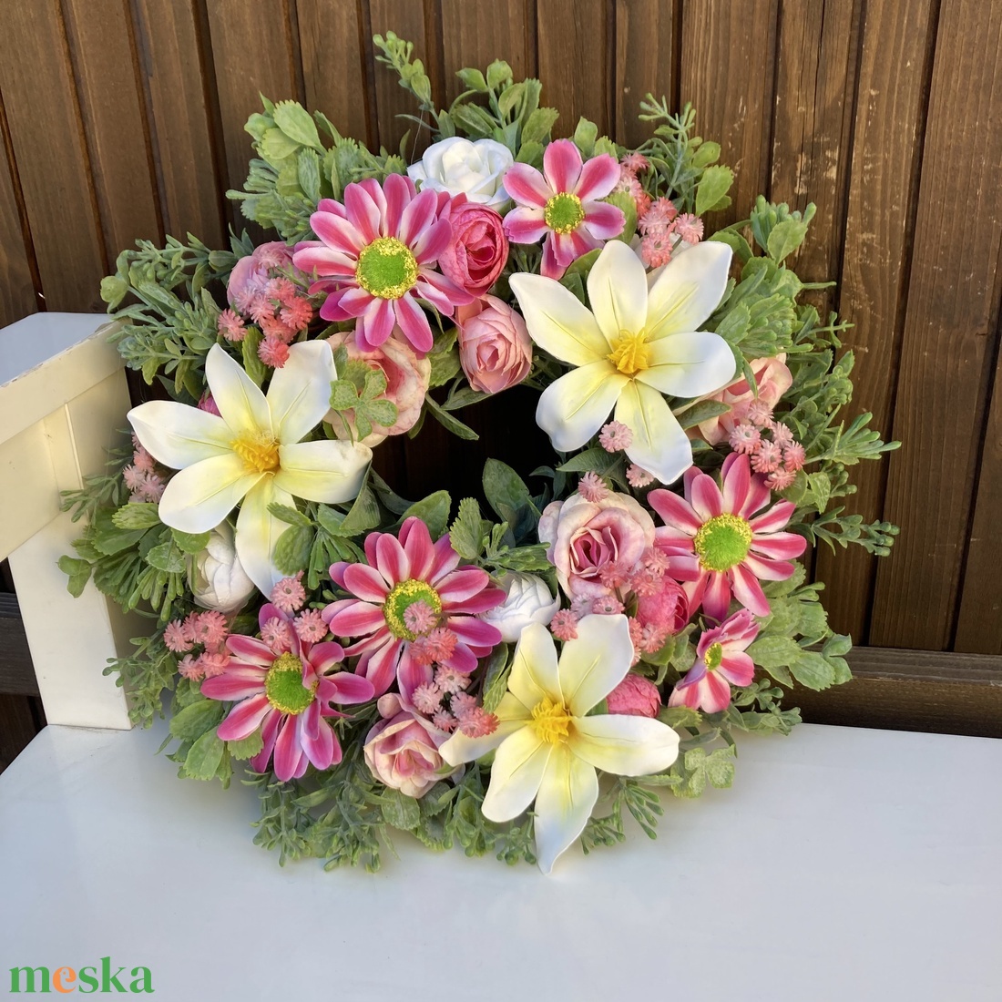 Tavaszi ajtódísz  - otthon & életmód - dekoráció - ajtó- és ablak dekoráció - ajtódísz & kopogtató - Meska.hu