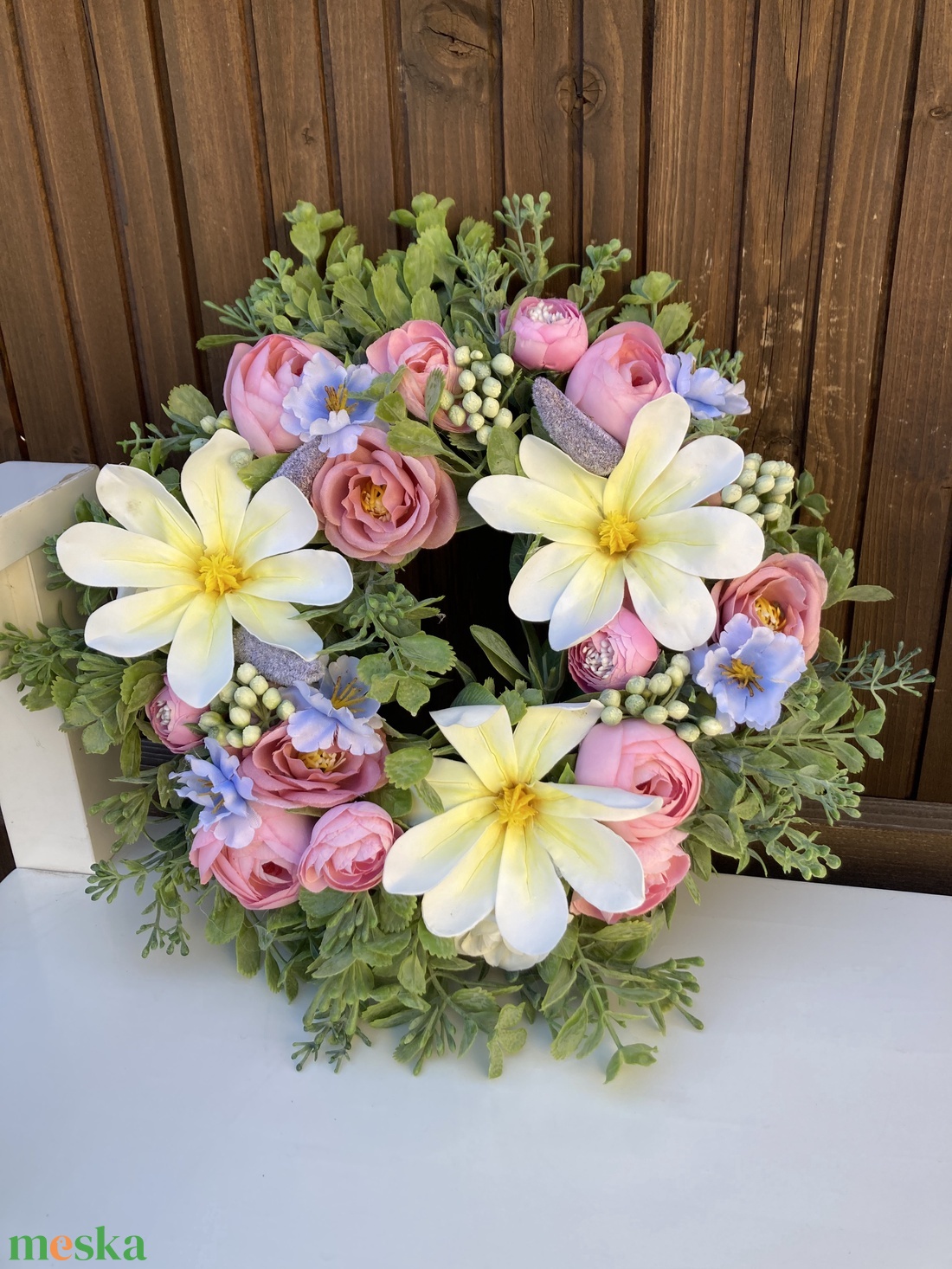 Tavaszi ajtódísz  - otthon & életmód - dekoráció - ajtó- és ablak dekoráció - ajtódísz & kopogtató - Meska.hu