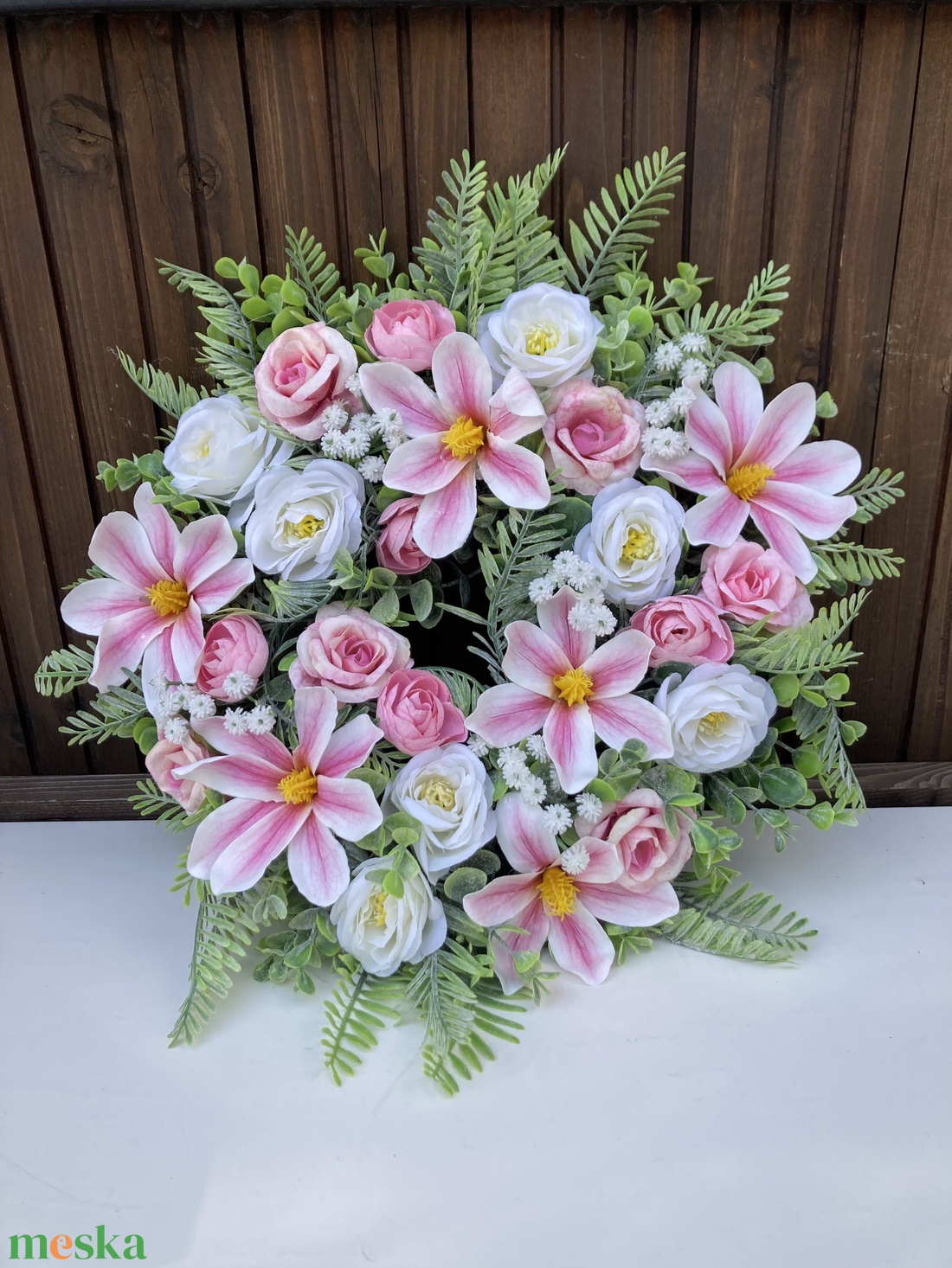 Magnólia ajtódísz  - otthon & életmód - dekoráció - ajtó- és ablak dekoráció - ajtódísz & kopogtató - Meska.hu