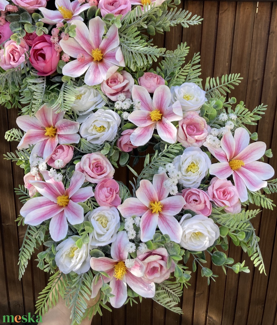 Magnólia ajtódísz  - otthon & életmód - dekoráció - ajtó- és ablak dekoráció - ajtódísz & kopogtató - Meska.hu