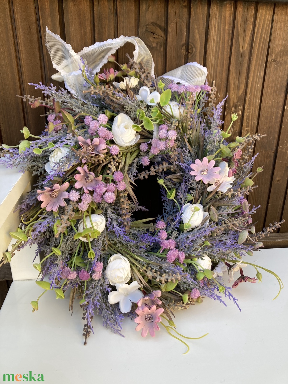 Levendula ajtódísz  - otthon & életmód - dekoráció - ajtó- és ablak dekoráció - ajtódísz & kopogtató - Meska.hu