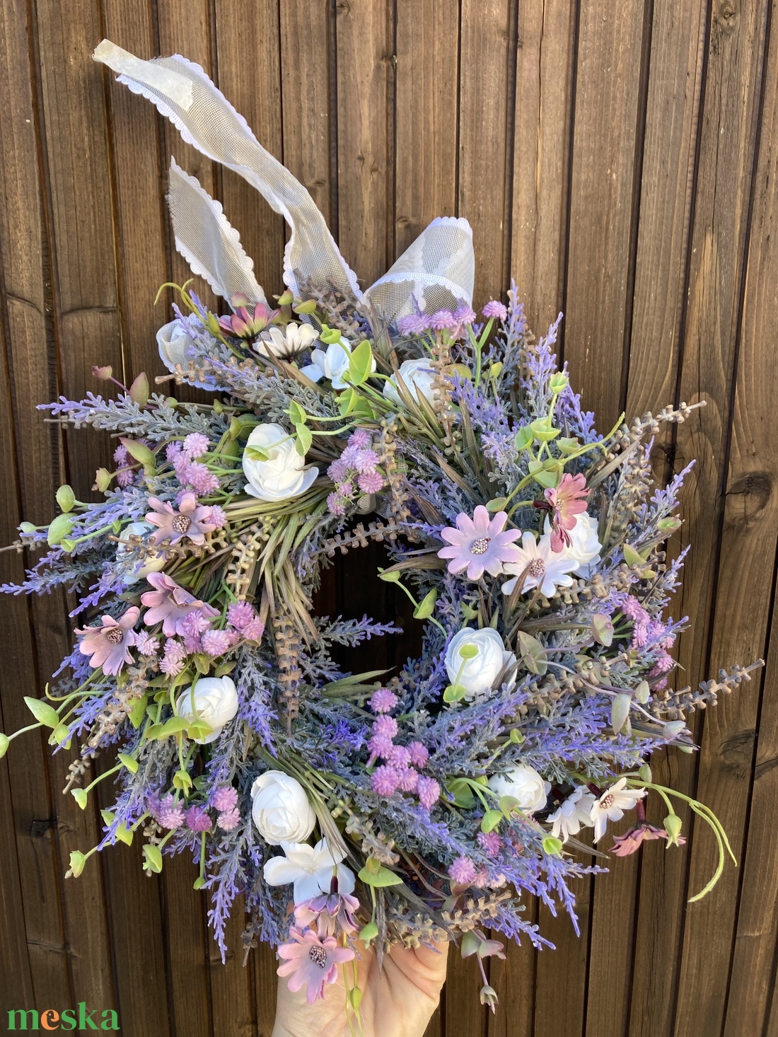 Levendula ajtódísz  - otthon & életmód - dekoráció - ajtó- és ablak dekoráció - ajtódísz & kopogtató - Meska.hu