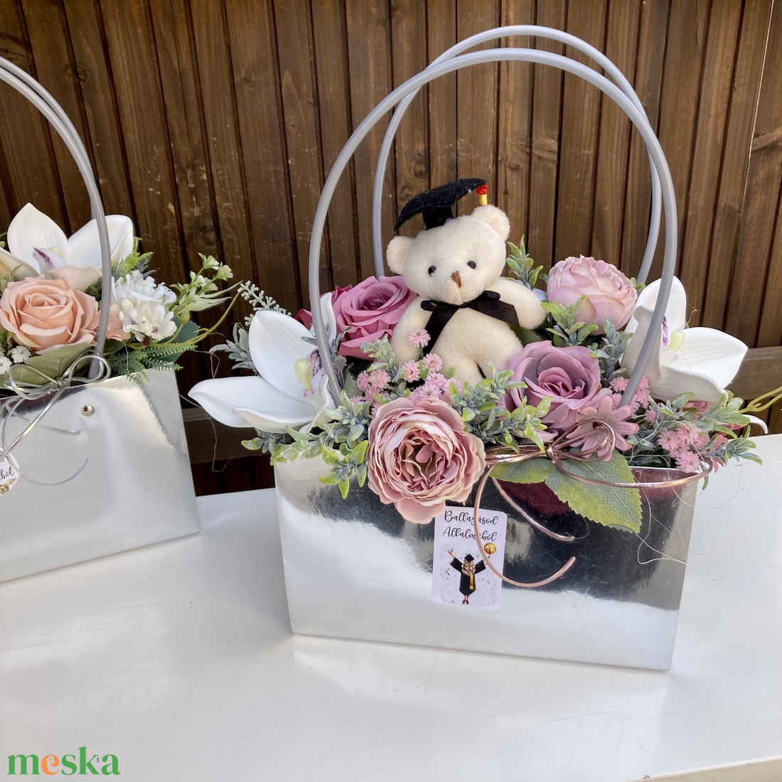 Ballagási virágt�ska - otthon & életmód - virágdekoráció - virágok - virágcsokor - Meska.hu