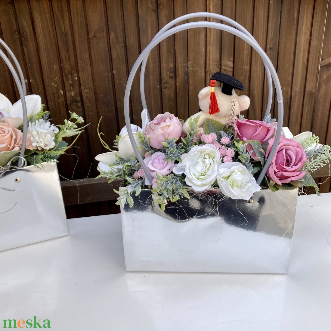 Ballagási virágt�ska - otthon & életmód - virágdekoráció - virágok - virágcsokor - Meska.hu
