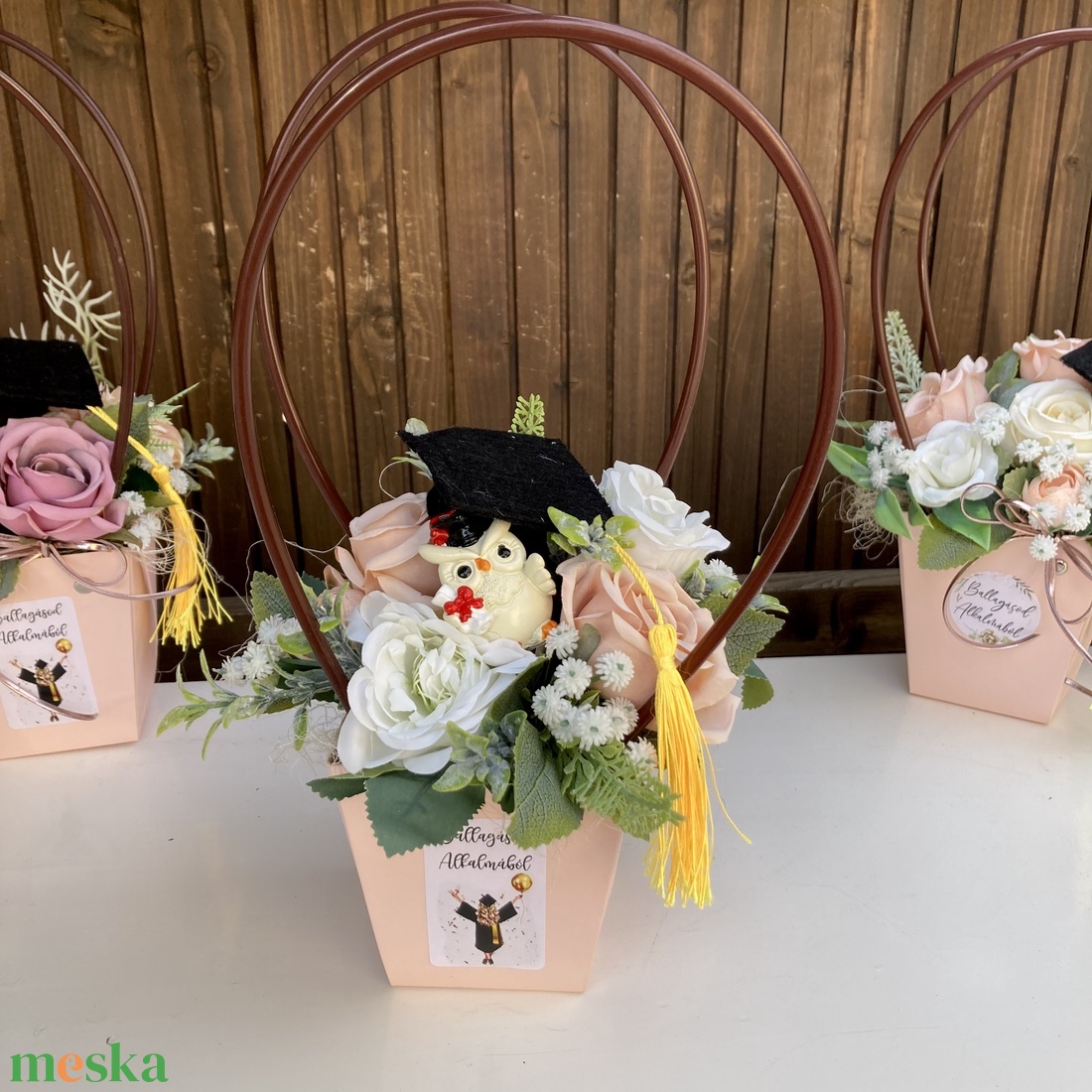 Ballagási virágt�ska - otthon & életmód - virágdekoráció - virágok - virágcsokor - Meska.hu