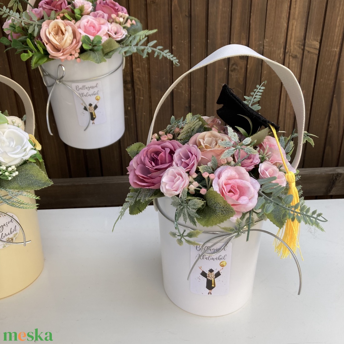 Ballagási virágt�ska - otthon & életmód - virágdekoráció - virágok - virágcsokor - Meska.hu