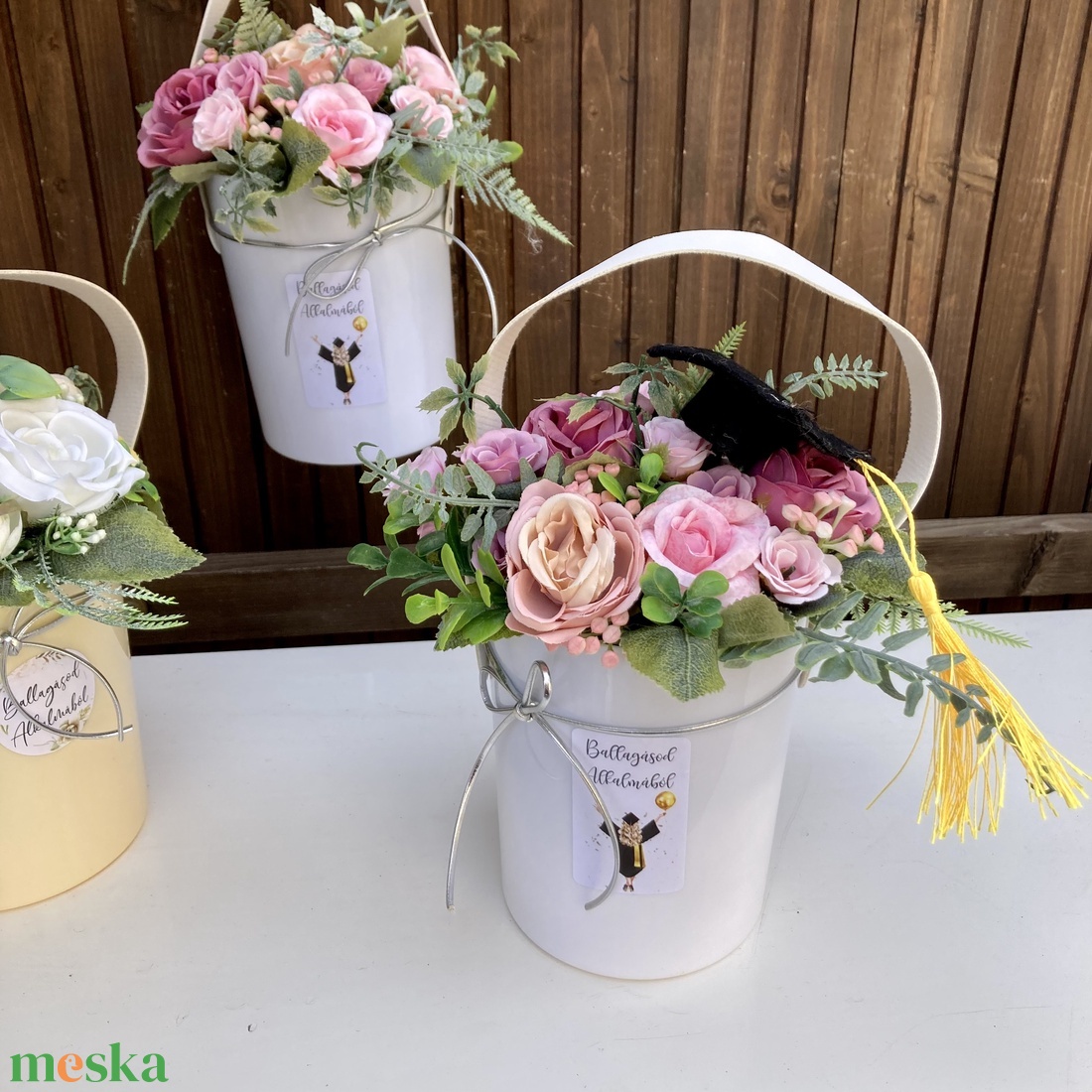 Ballagási virágt�ska - otthon & életmód - virágdekoráció - virágok - virágcsokor - Meska.hu