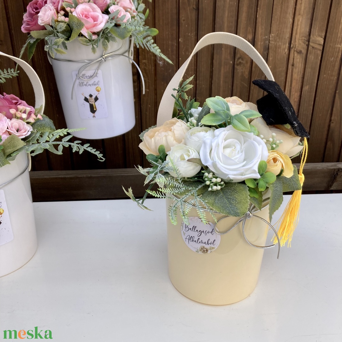 Ballagási virágt�ska - otthon & életmód - virágdekoráció - virágok - virágcsokor - Meska.hu