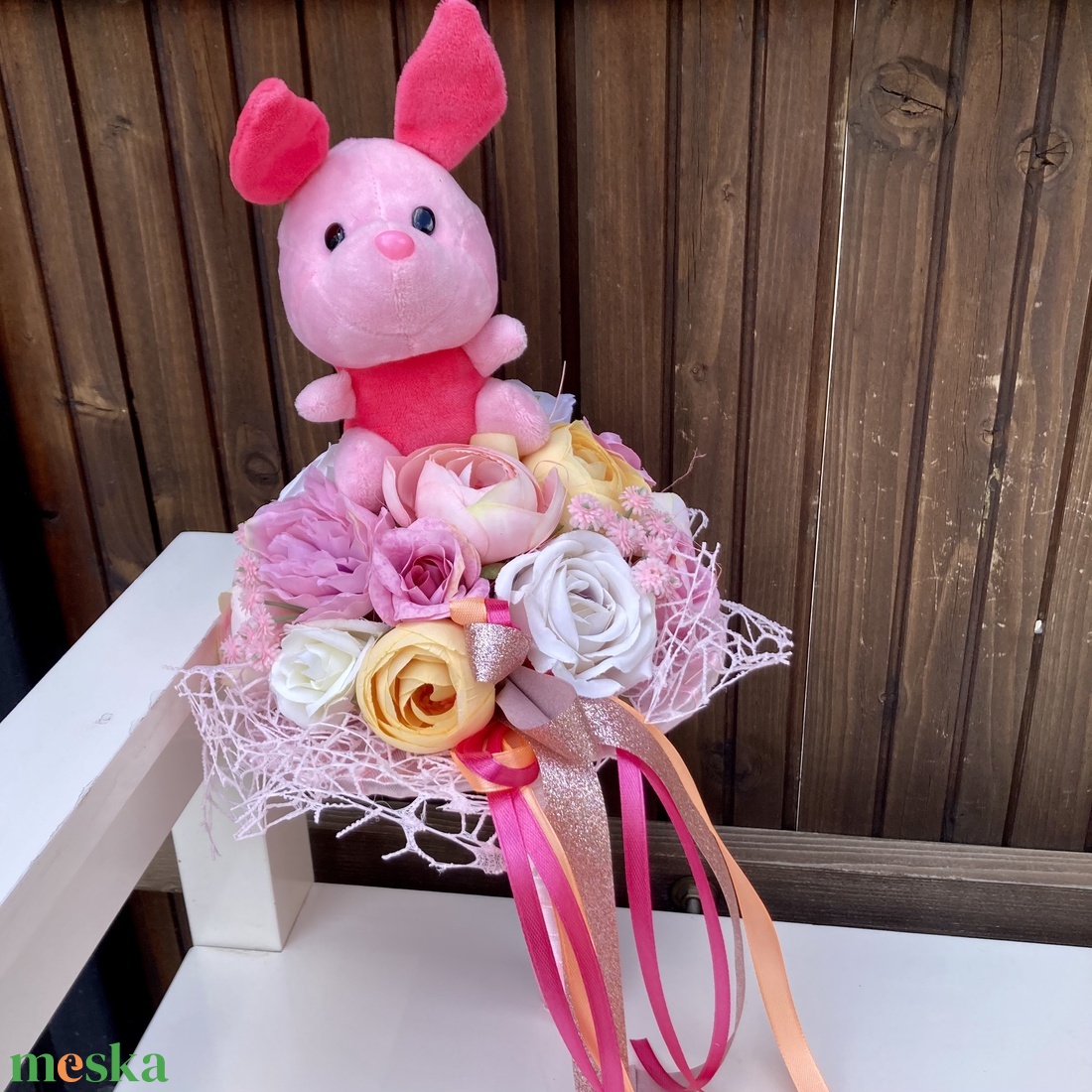 Disney ovis ballagási csokor - otthon & életmód - virágdekoráció - virágok - virágcsokor - Meska.hu