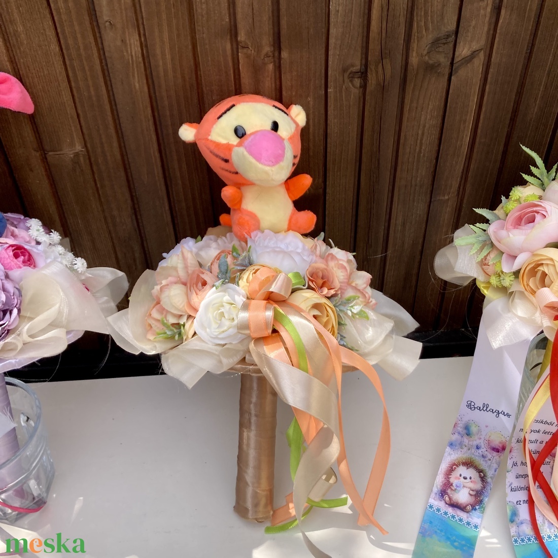 Tigris ovis ballagási csokor - otthon & életmód - virágdekoráció - virágok - virágcsokor - Meska.hu