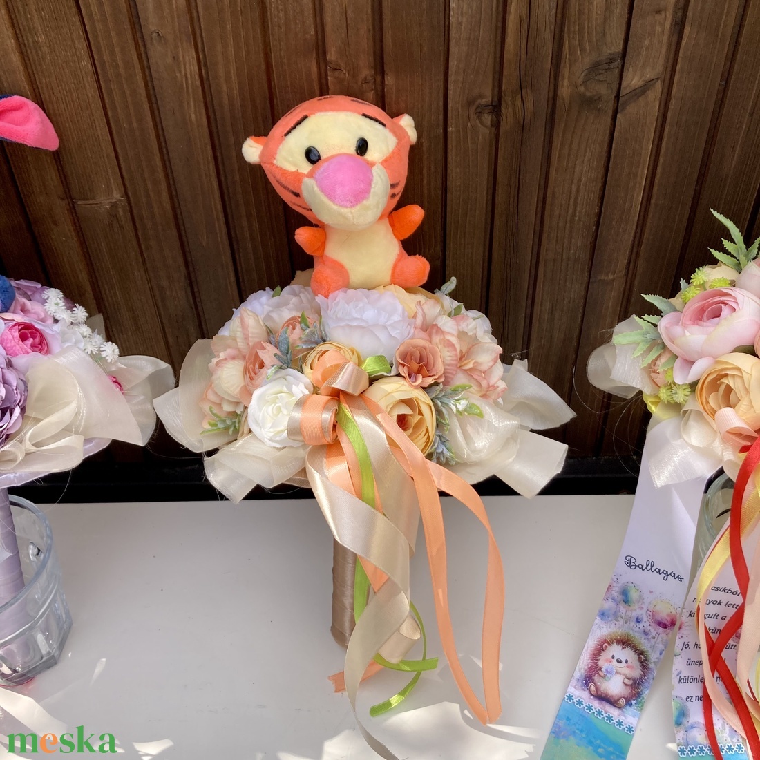 Tigris ovis ballagási csokor - otthon & életmód - virágdekoráció - virágok - virágcsokor - Meska.hu