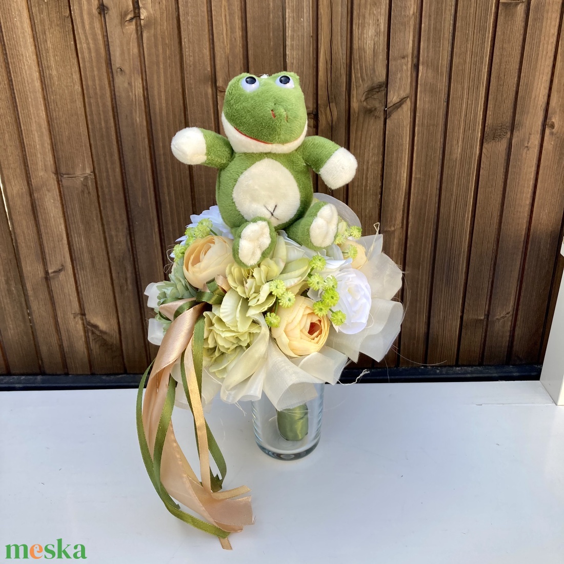 Békás ovis ballagási csokor - otthon & életmód - virágdekoráció - virágok - virágcsokor - Meska.hu