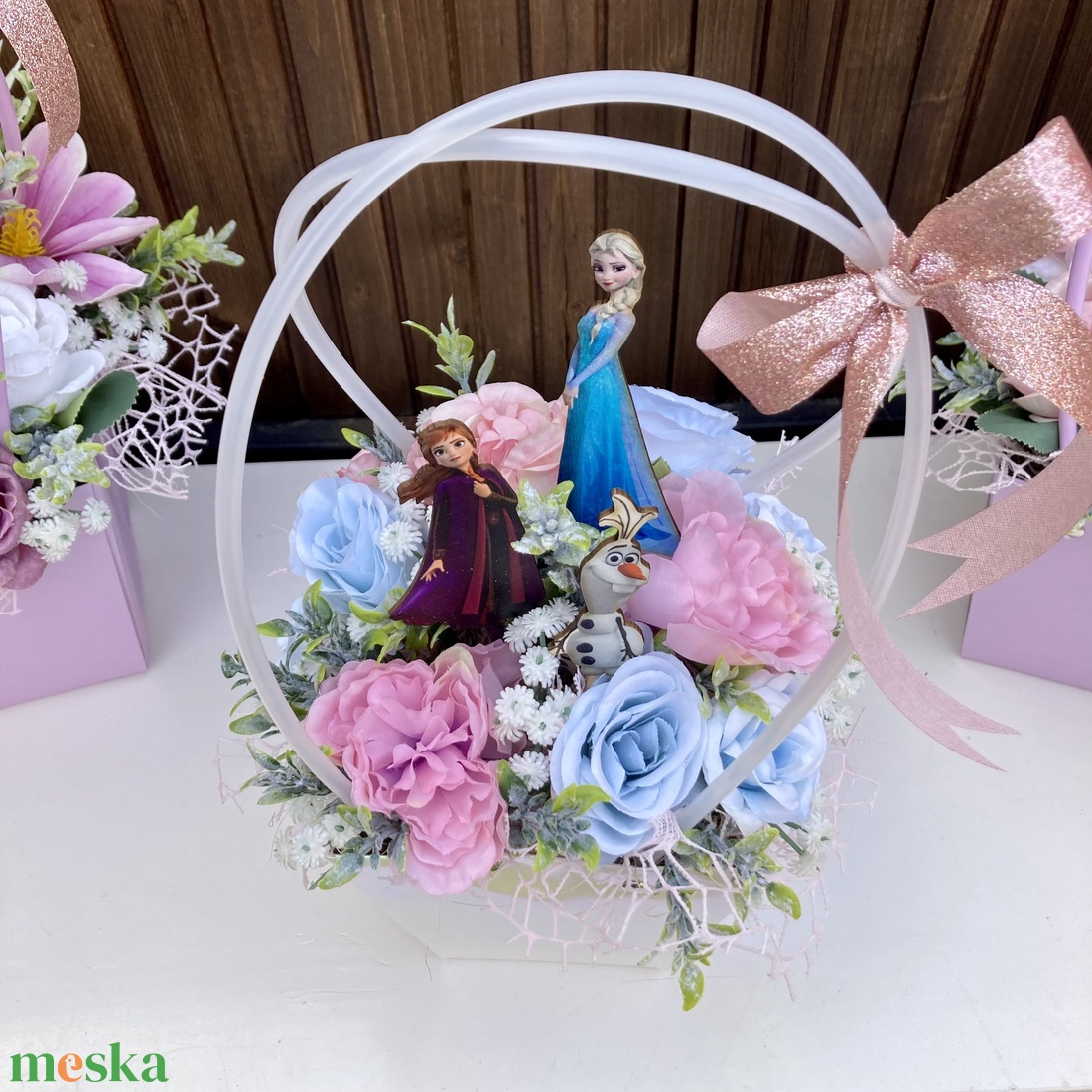  Jégvar�zs  ballagó virágtáska - otthon & életmód - virágdekoráció - virágok - virágcsokor - Meska.hu