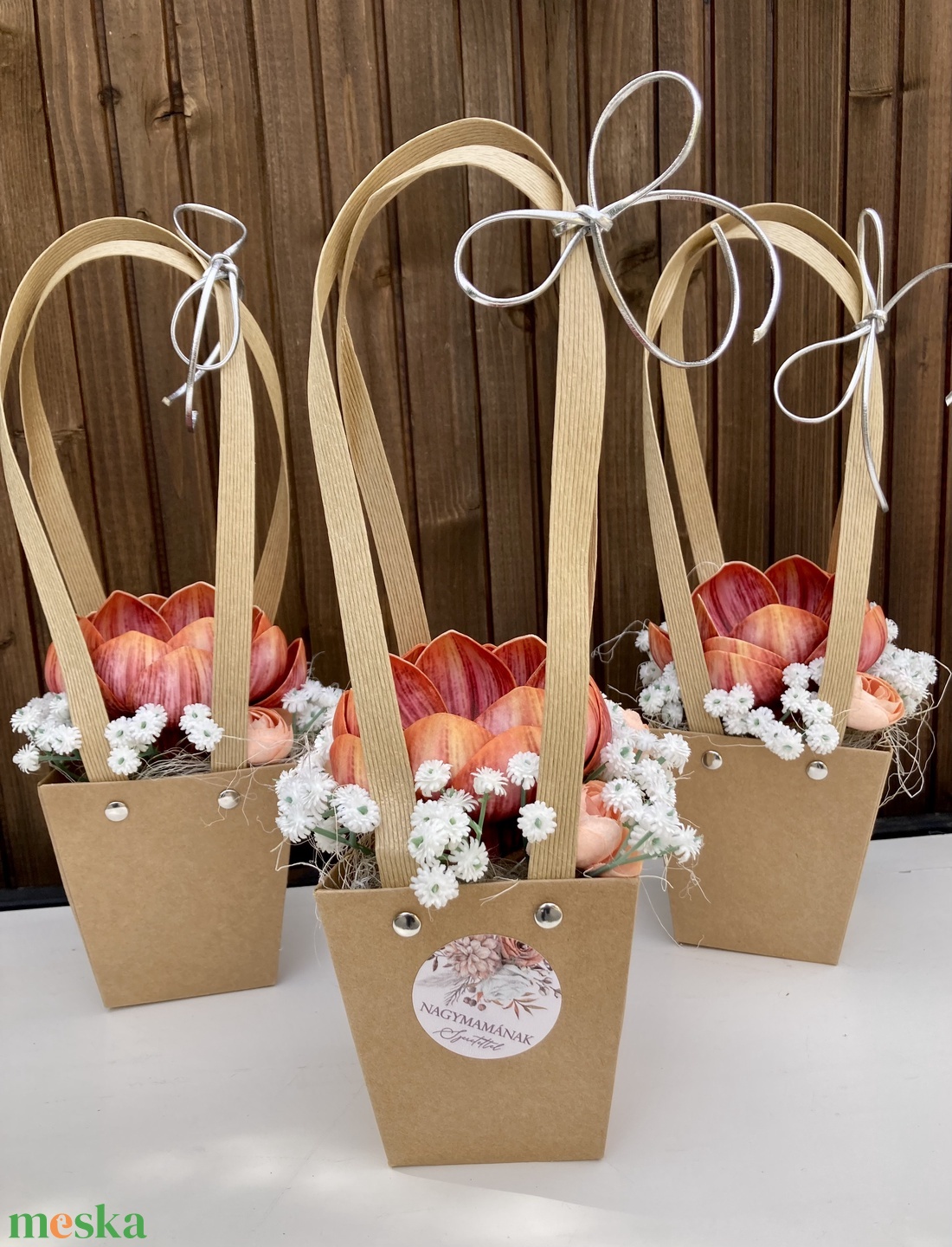 Anyák napi vir�gt�ska - otthon & életmód - virágdekoráció - virágok - virágcsokor - Meska.hu