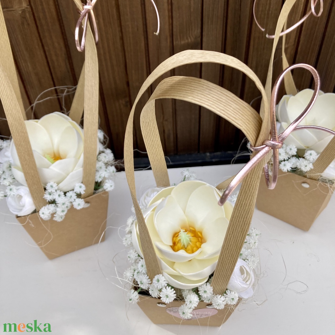 Anyák napi virágtáska - otthon & életmód - virágdekoráció - virágok - virágcsokor - Meska.hu