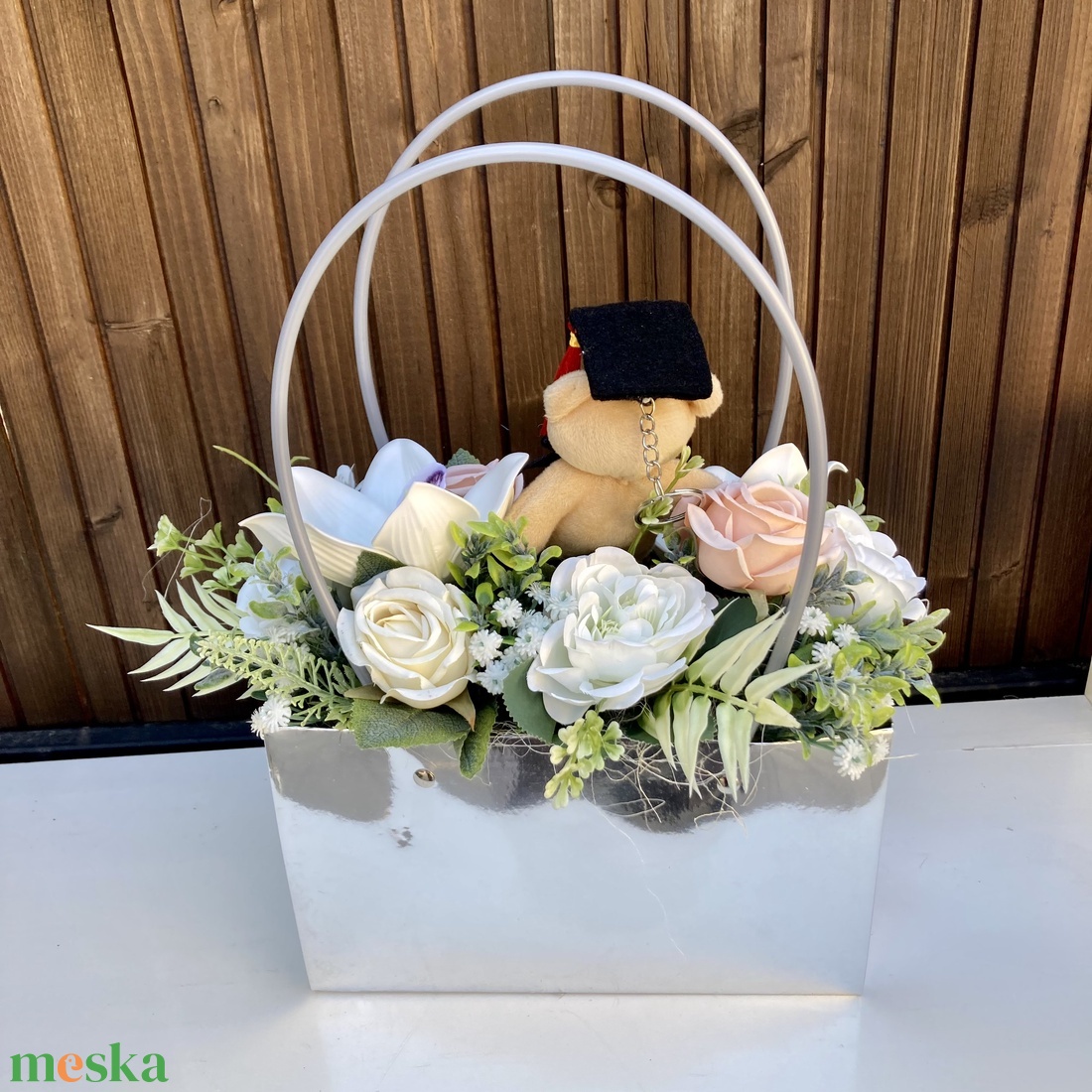 Ballag�si virágtáska - otthon & életmód - virágdekoráció - virágok - virágcsokor - Meska.hu