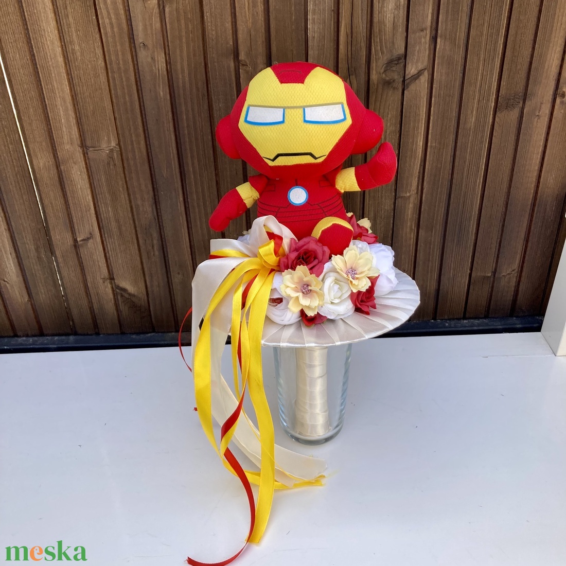 Vasember ovis ballagási csokor - otthon & életmód - virágdekoráció - virágok - virágcsokor - Meska.hu