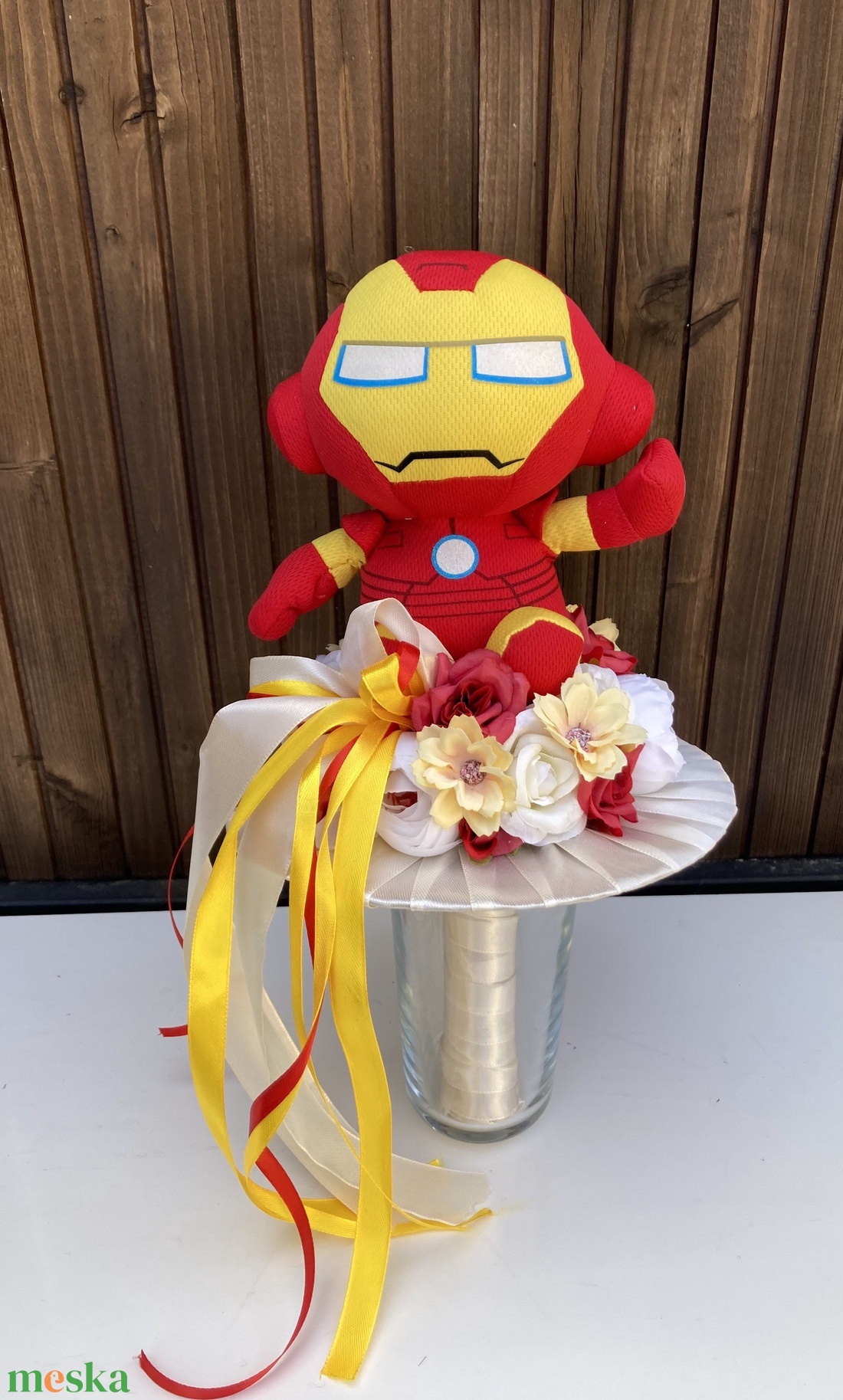 Vasember ovis ballagási csokor - otthon & életmód - virágdekoráció - virágok - virágcsokor - Meska.hu