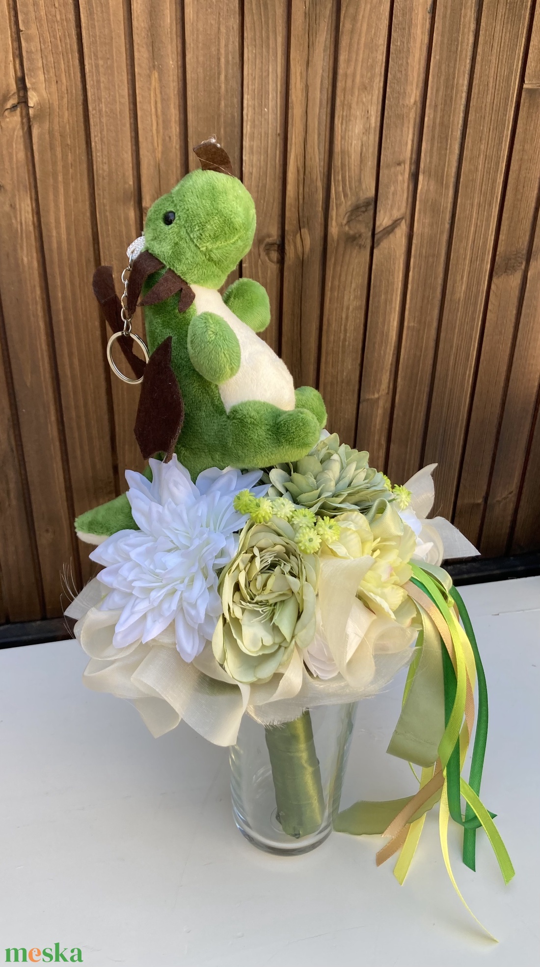 Sárk�nyos ovis ballagási csokor - otthon & életmód - virágdekoráció - virágok - virágcsokor - Meska.hu