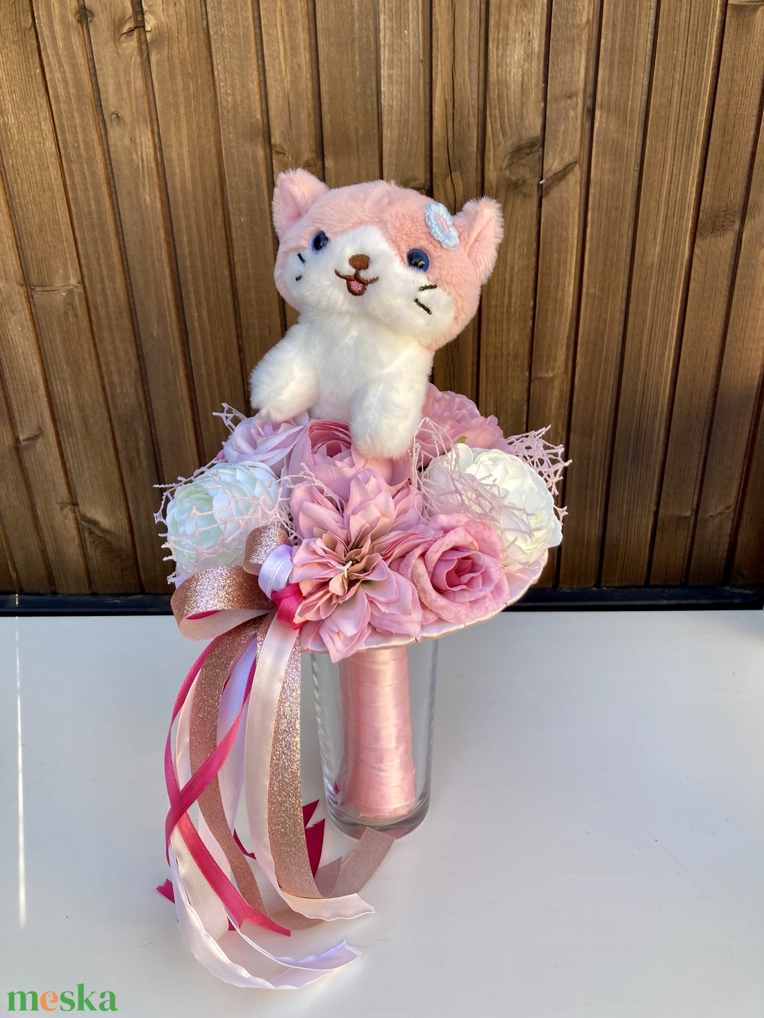 Cic�s ovis ballagási csokor - otthon & életmód - virágdekoráció - virágok - virágcsokor - Meska.hu