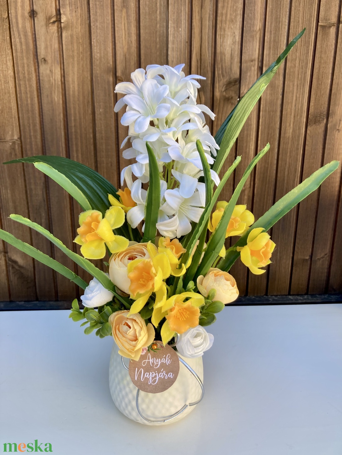 Anyák napi asztaldísz - otthon & életmód - dekoráció - asztal és polc dekoráció - asztaldísz - Meska.hu