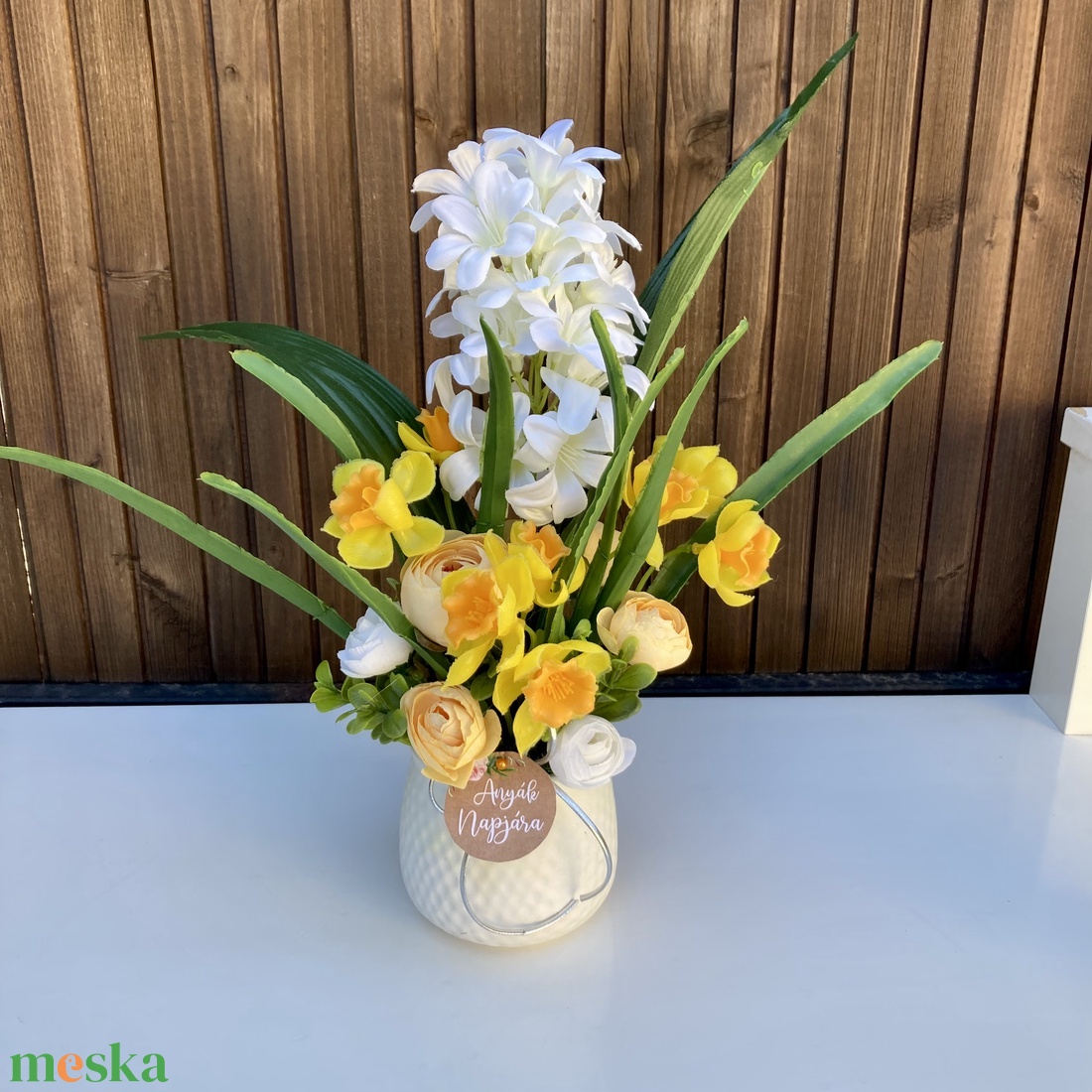 Anyák napi asztaldísz - otthon & életmód - dekoráció - asztal és polc dekoráció - asztaldísz - Meska.hu