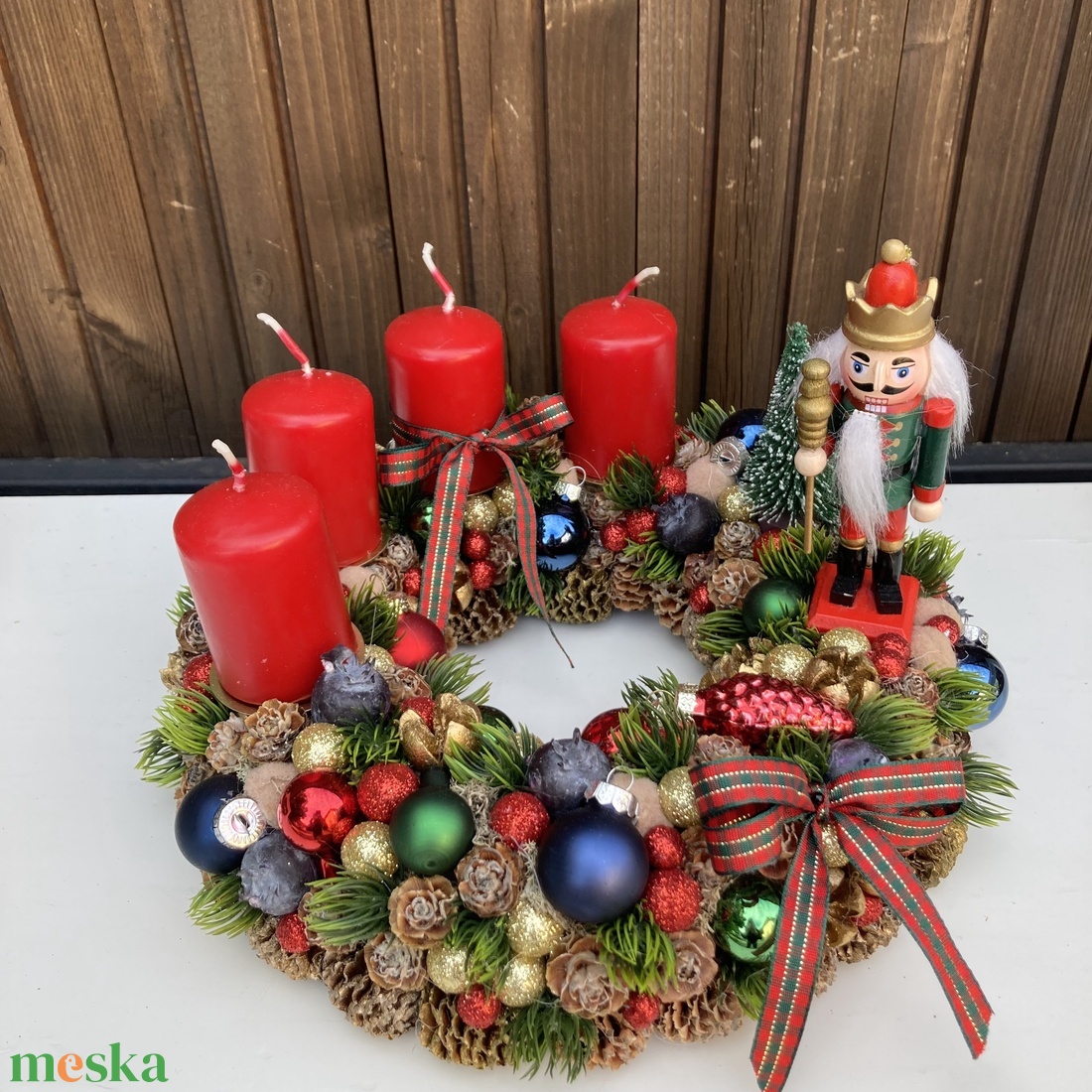 Adventi szett  - karácsony - adventi díszek - adventi koszorú - Meska.hu