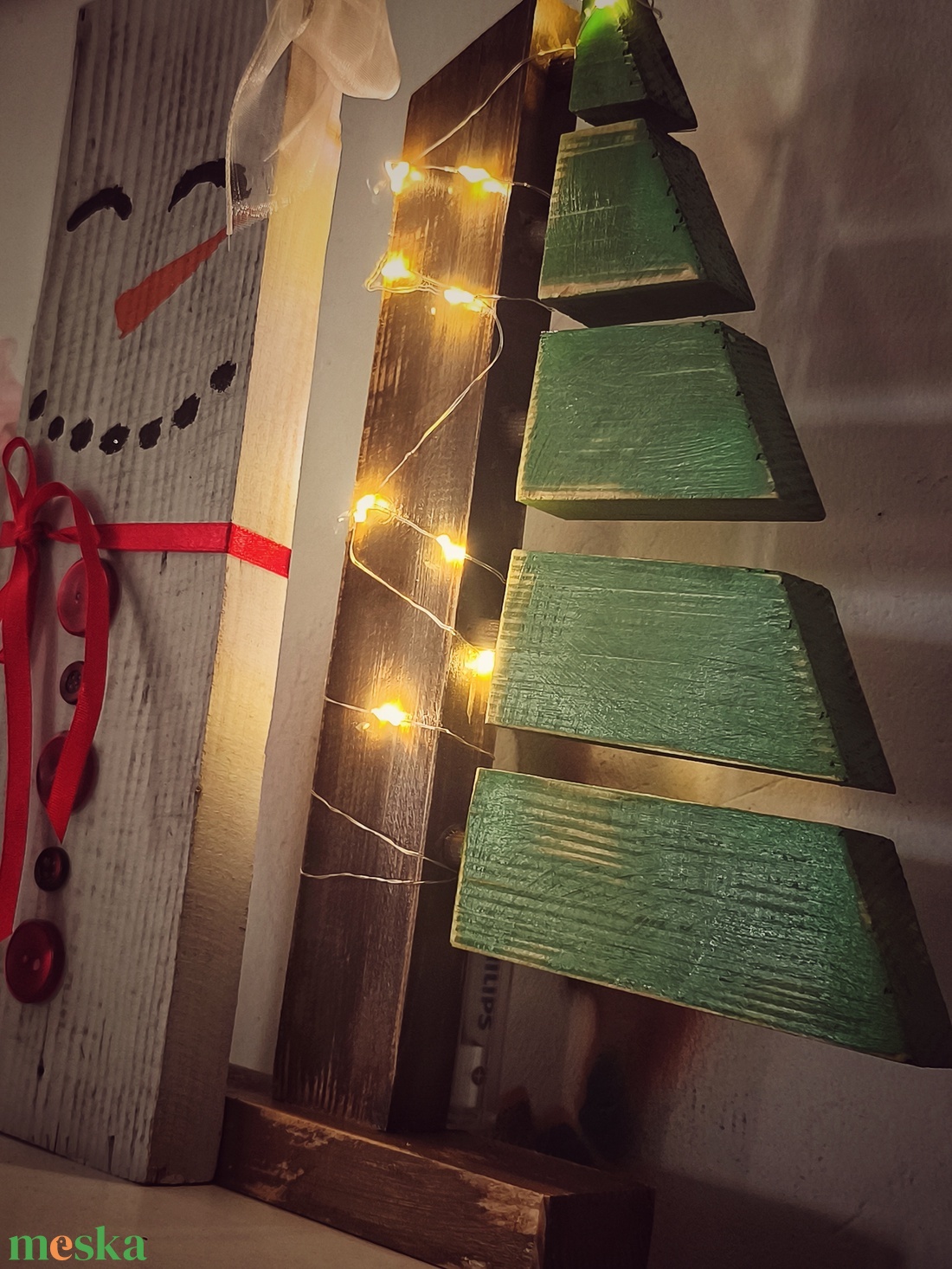 Karácsonyi dekoráció  - karácsony - karácsonyi lakásdekoráció - karácsonyi lakásdíszek - Meska.hu