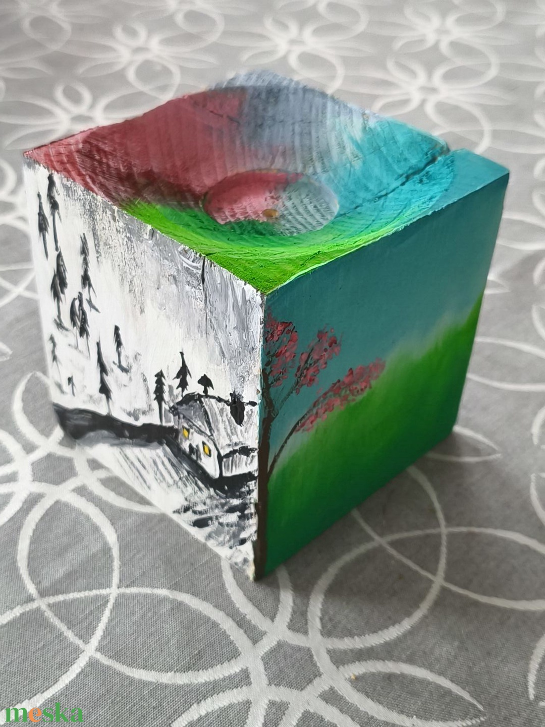 Emlékekből Mécsestartó  - esküvő - dekoráció - gyertya & gyertyatartó - Meska.hu