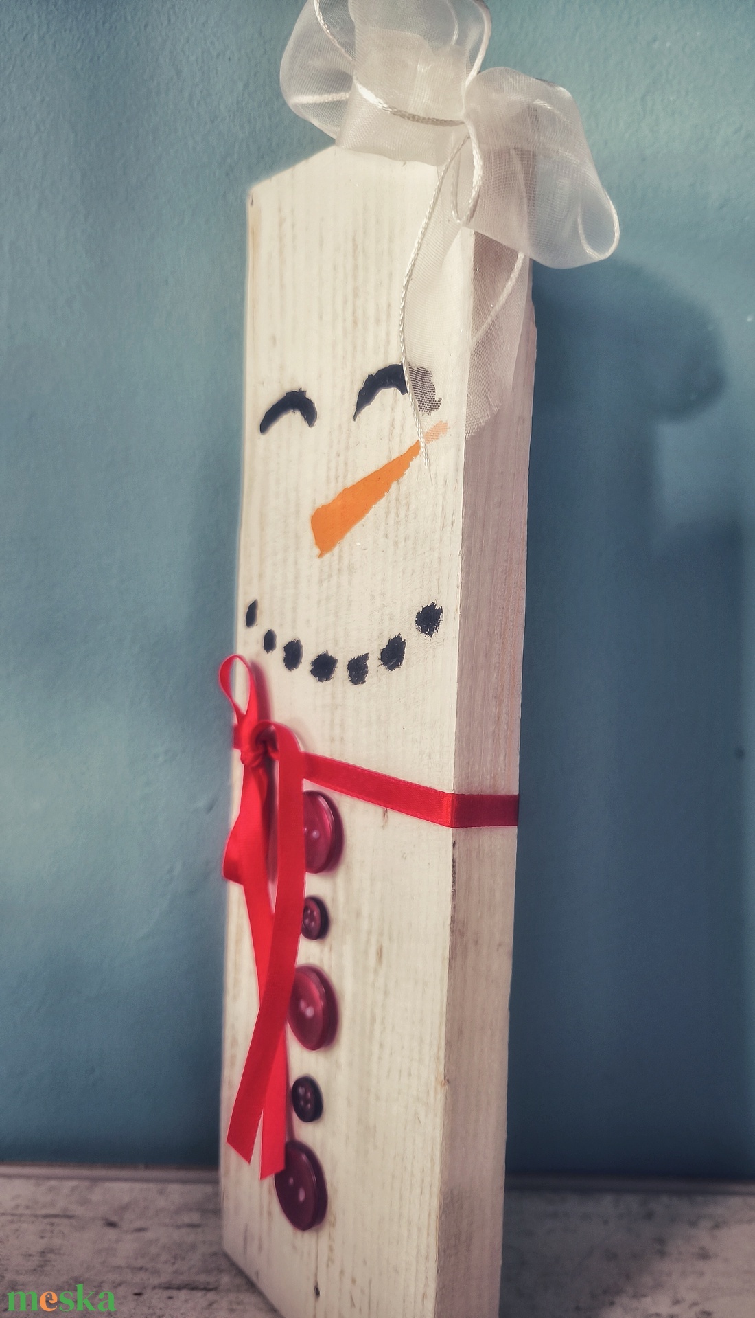 Hóember/hóanyu - karácsony - karácsonyi lakásdekoráció - karácsonyi lakásdíszek - Meska.hu