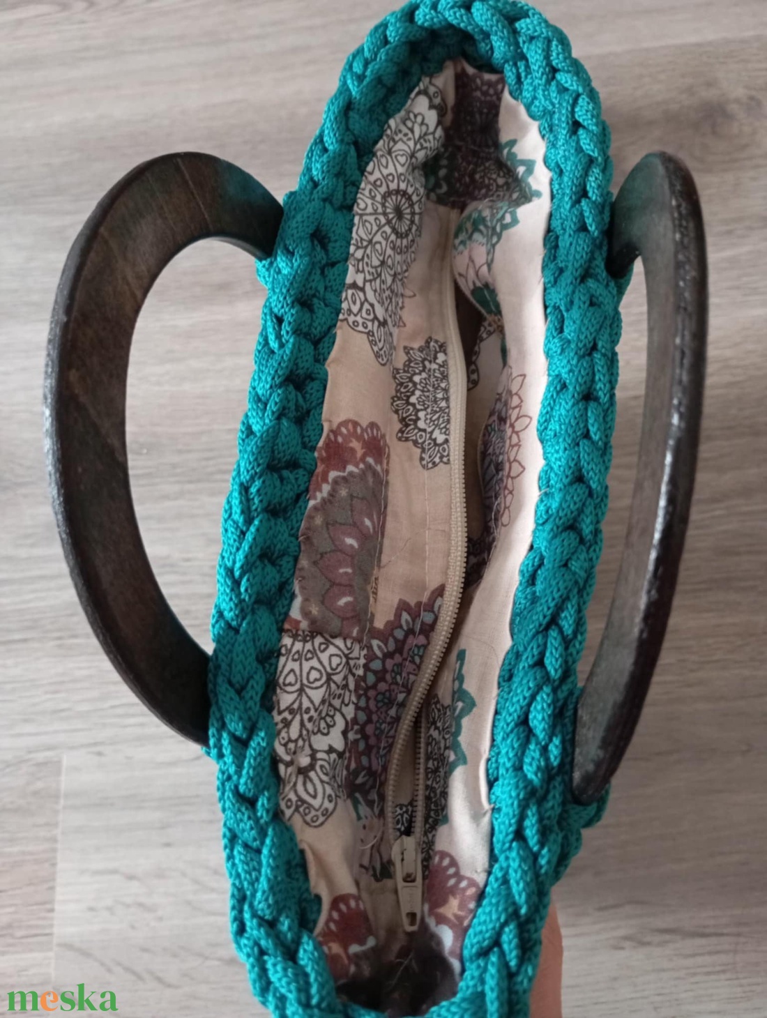 Horgolt crossbody táska türkiz színben - táska & tok - kézitáska & válltáska - vállon átvethető táska - Meska.hu Horgolt crossbody táska türkiz színben - táska & tok - kézitáska & válltáska - vállon átvethető táska - Meska.hu