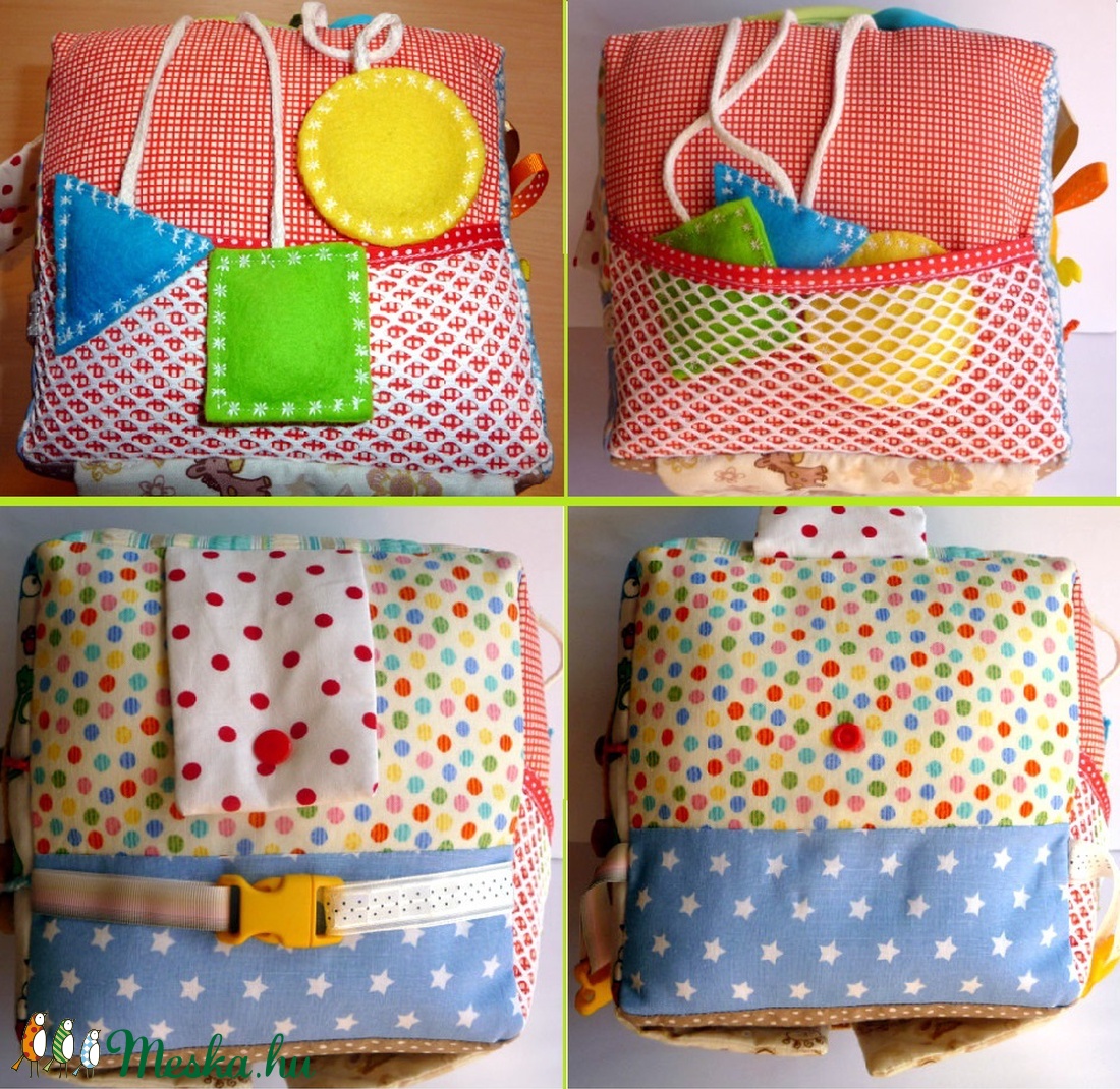 Óriás foglalkoztató/ fejlesztő kocka kicsiknek -  - Meska.hu