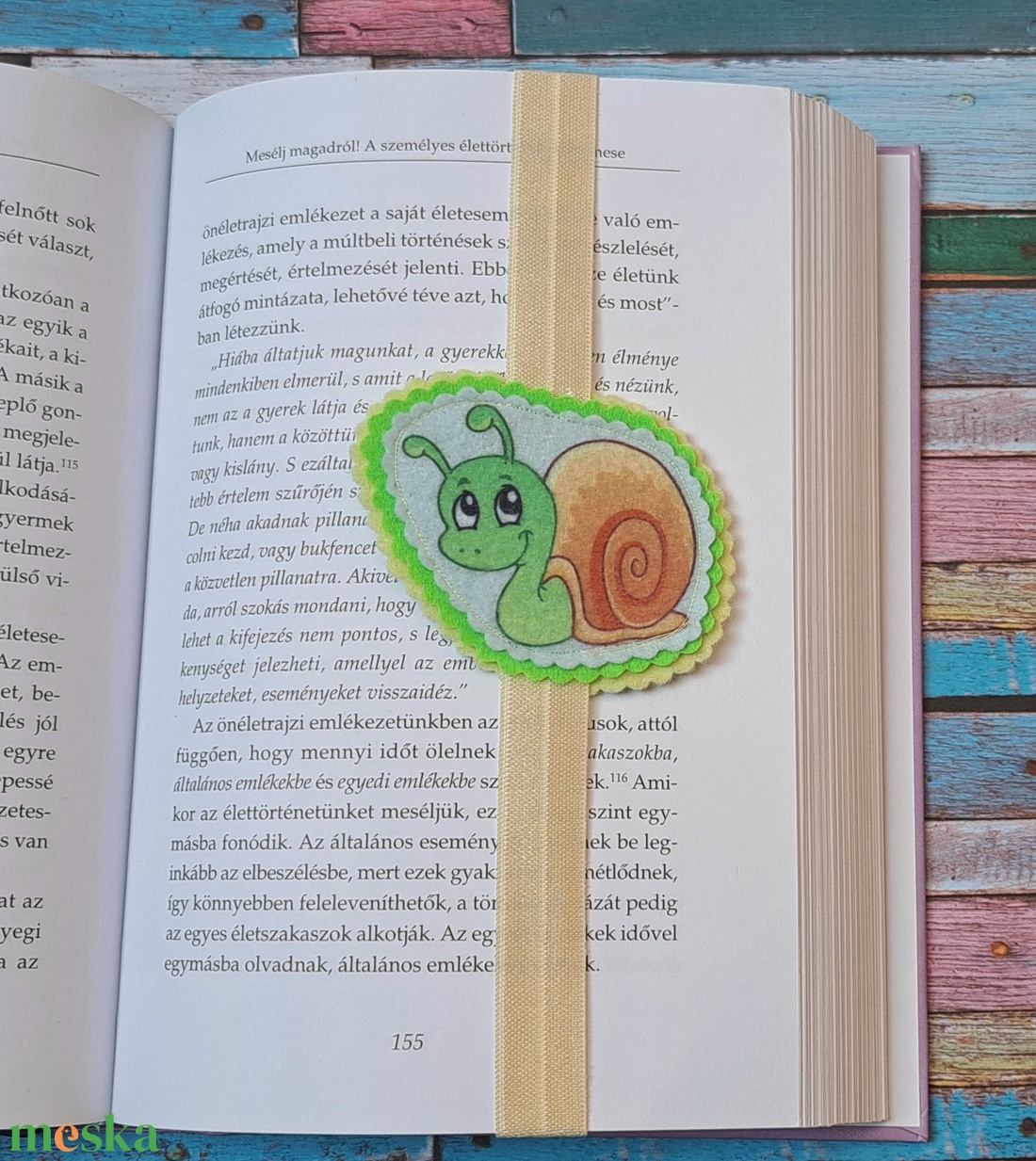 Csiga-biga gumis könyvjelző - minden korosztálynak - könyv & zene - könyvjelző - Meska.hu