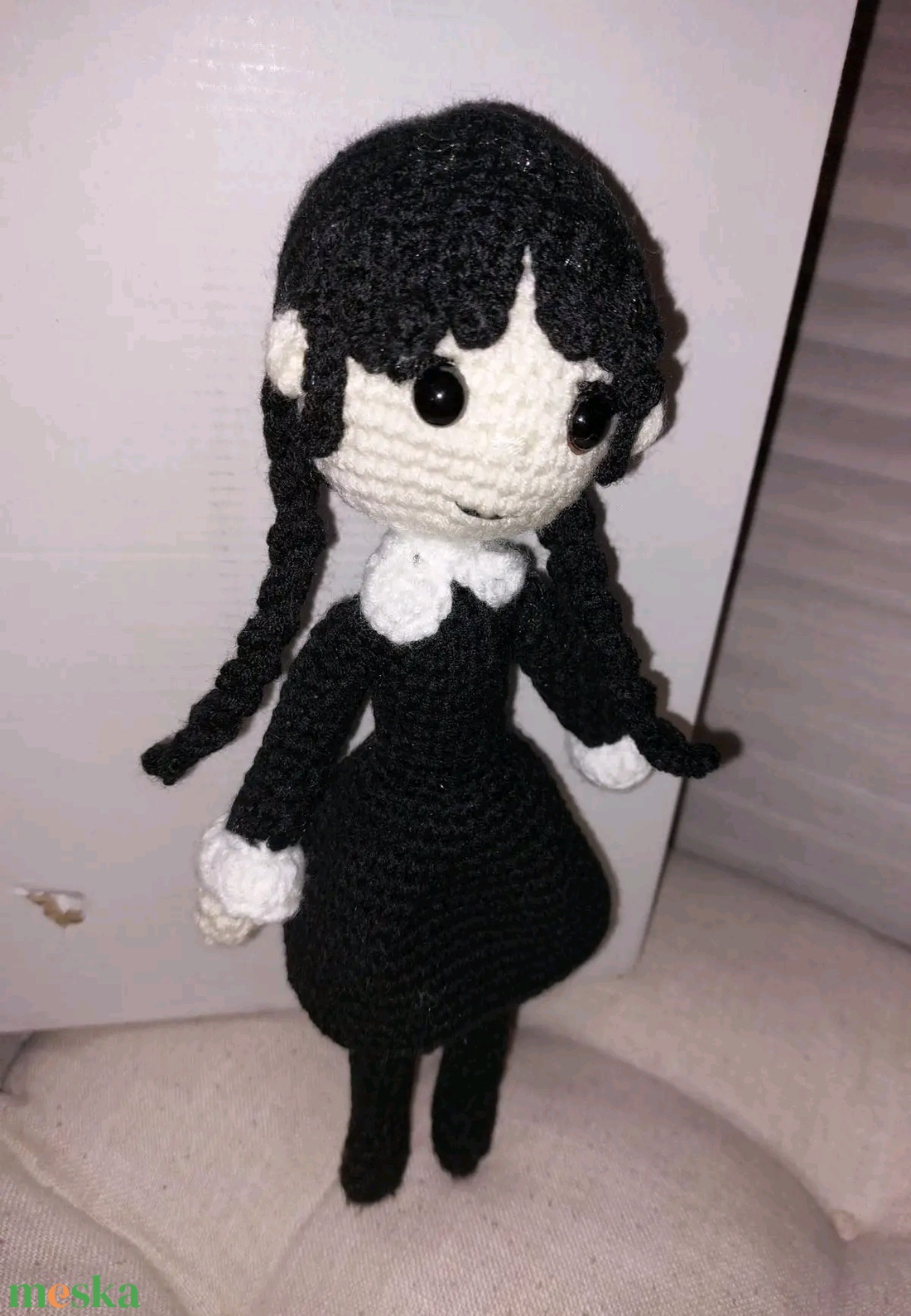 Wednesday Addams - játék & sport - plüssállat & játékfigura - más figura - Meska.hu