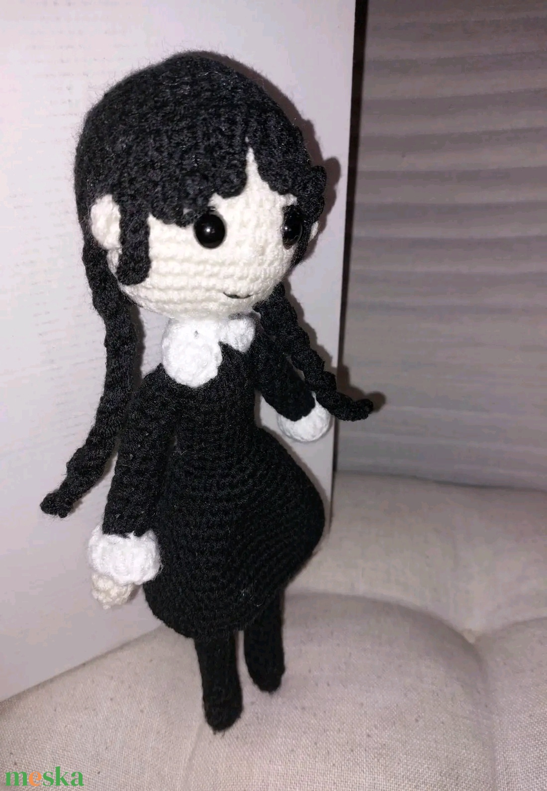 Wednesday Addams - játék & sport - plüssállat & játékfigura - más figura - Meska.hu