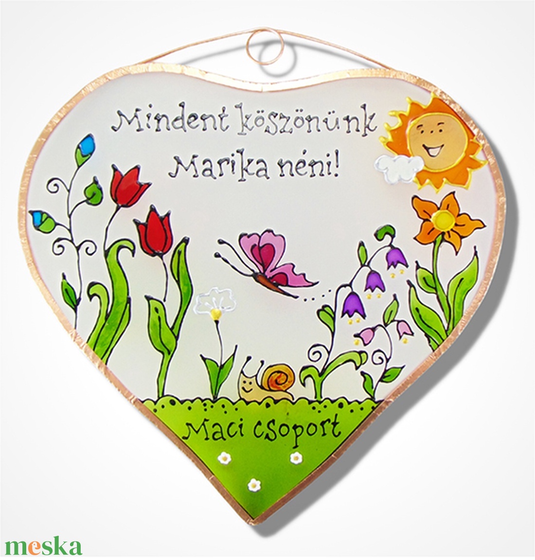 Köszönök mindent! - Lepkés, virágos - Üveg, Üvegkép - művészet - festmény - üvegfestmény - Meska.hu Köszönök mindent! - Lepkés, virágos - Üveg, Üvegkép - művészet - festmény - üvegfestmény - Meska.hu