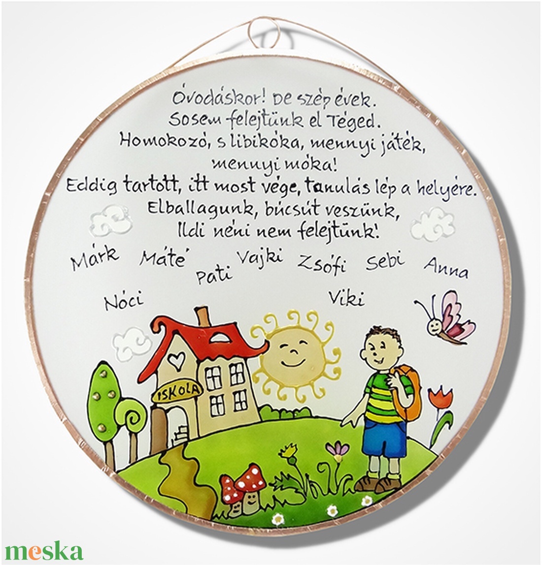 Ballagási ajándék üvegkép óvó néninek - Üveg, Üvegkép - otthon & életmód - dekoráció - kép & falikép - üvegkép - Meska.hu Ballagási ajándék üvegkép óvó néninek - Üveg, Üvegkép - otthon & életmód - dekoráció - kép & falikép - üvegkép - Meska.hu
