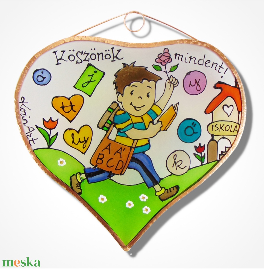 Köszönök mindent! - Magyar tanárnak - tanárnőnek - fiús - Üvegfestmény, Üvegkép - otthon & életmód - dekoráció - ajtó- és ablak dekoráció - ablakdísz - Meska.hu Köszönök mindent! - Magyar tanárnak - tanárnőnek - fiús - Üvegfestmény, Üvegkép - otthon & életmód - dekoráció - ajtó- és ablak dekoráció - ablakdísz - Meska.hu
