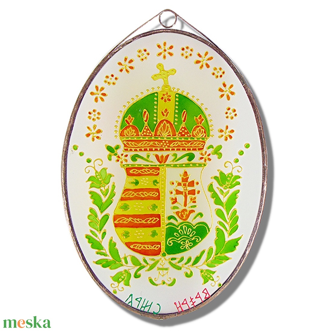  Ősi Magyar címer - Üvegfestmény, Üvegkép - otthon & életmód - dekoráció - kép & falikép - üvegkép - Meska.hu