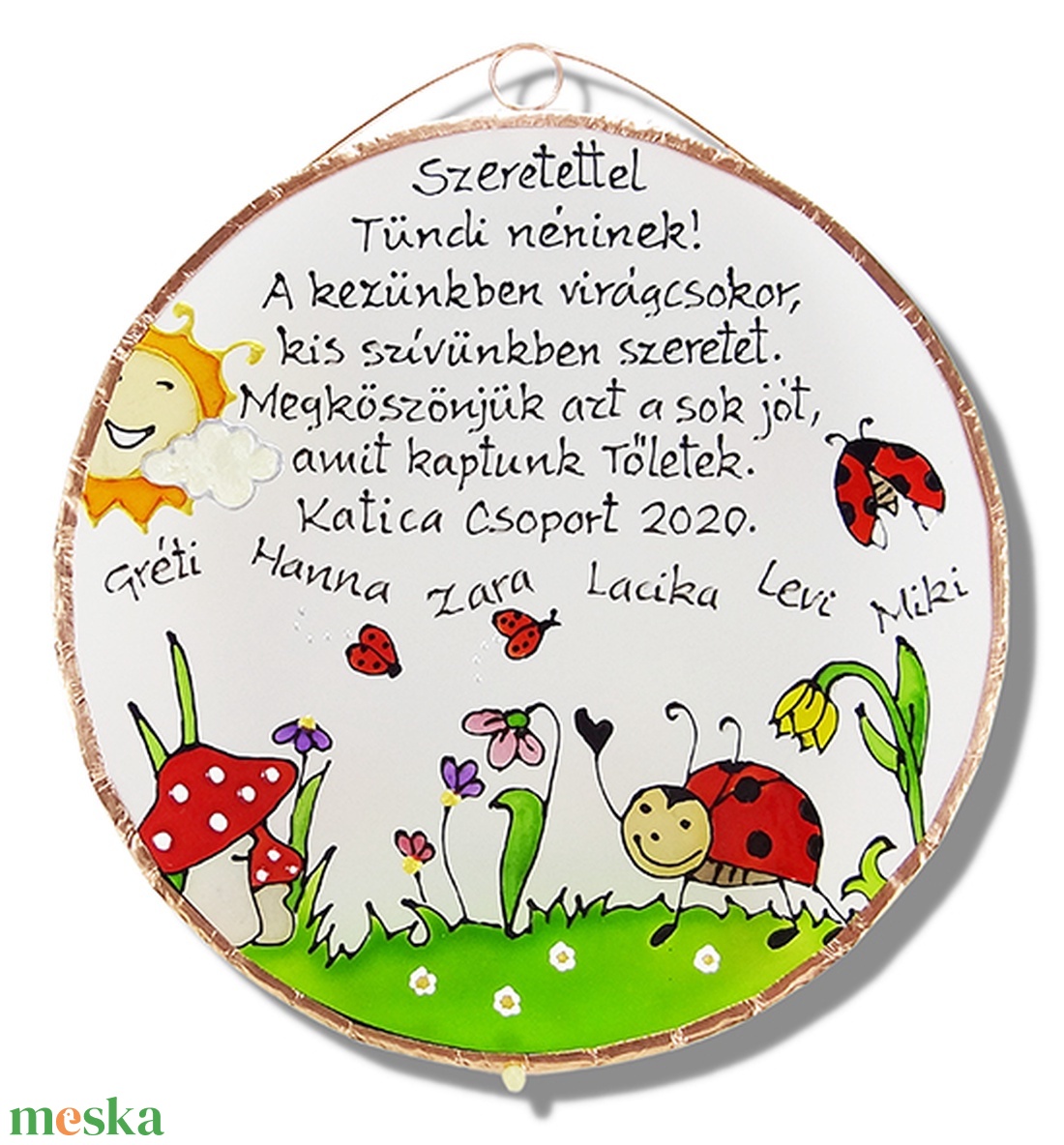 Kezünkben virágcsokor - katicás ballagási Üvegkép - óvó néninek, dajka méninek, kisgyermekgondozónak - otthon & életmód - dekoráció - ajtó- és ablak dekoráció - ajtódísz & kopogtató - Meska.hu Kezünkben virágcsokor - katicás ballagási Üvegkép - óvó néninek, dajka méninek, kisgyermekgondozónak - otthon & életmód - dekoráció - ajtó- és ablak dekoráció - ajtódísz & kopogtató - Meska.hu